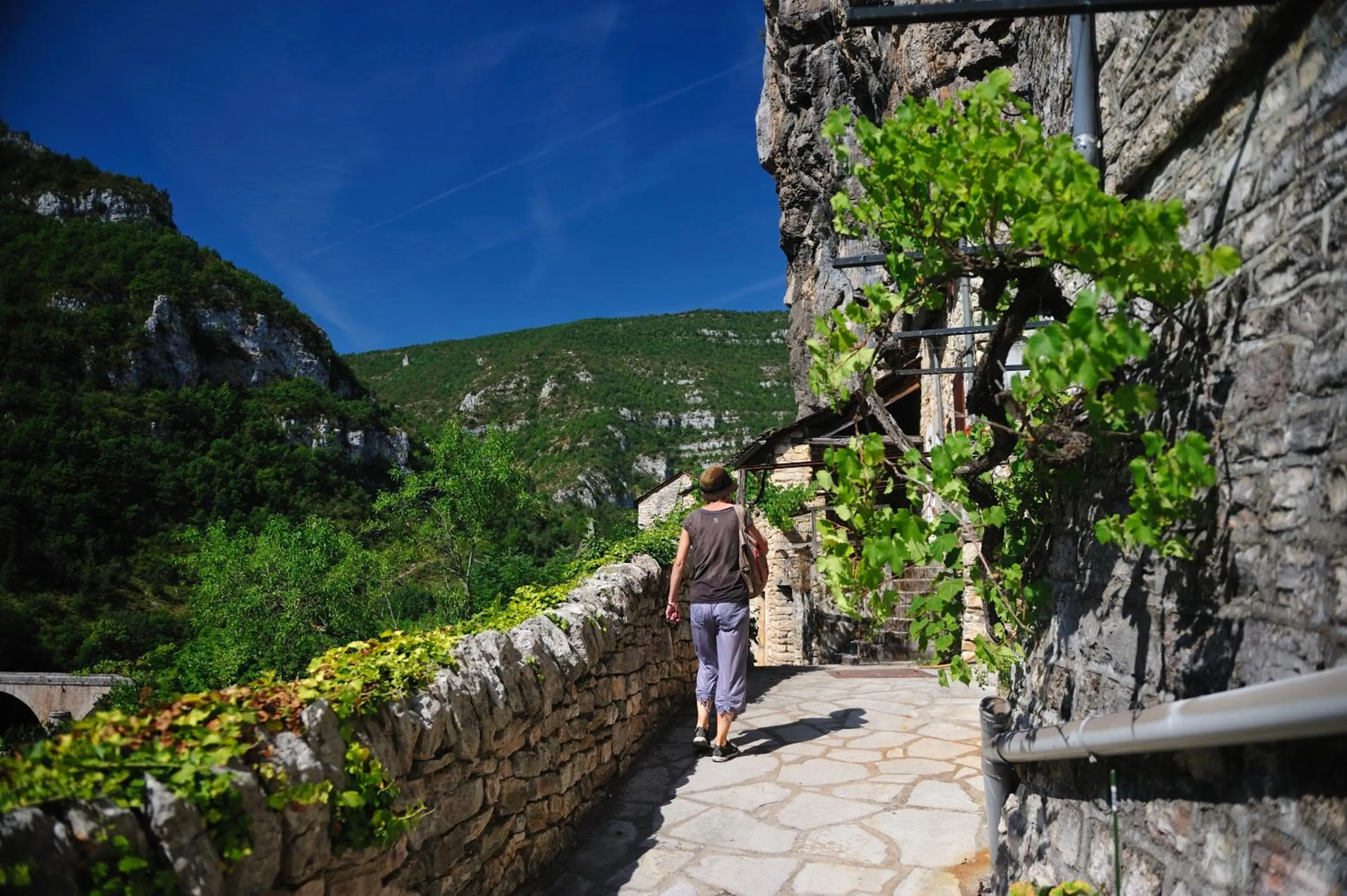 Natural landscape in Hôtel des Bateliers