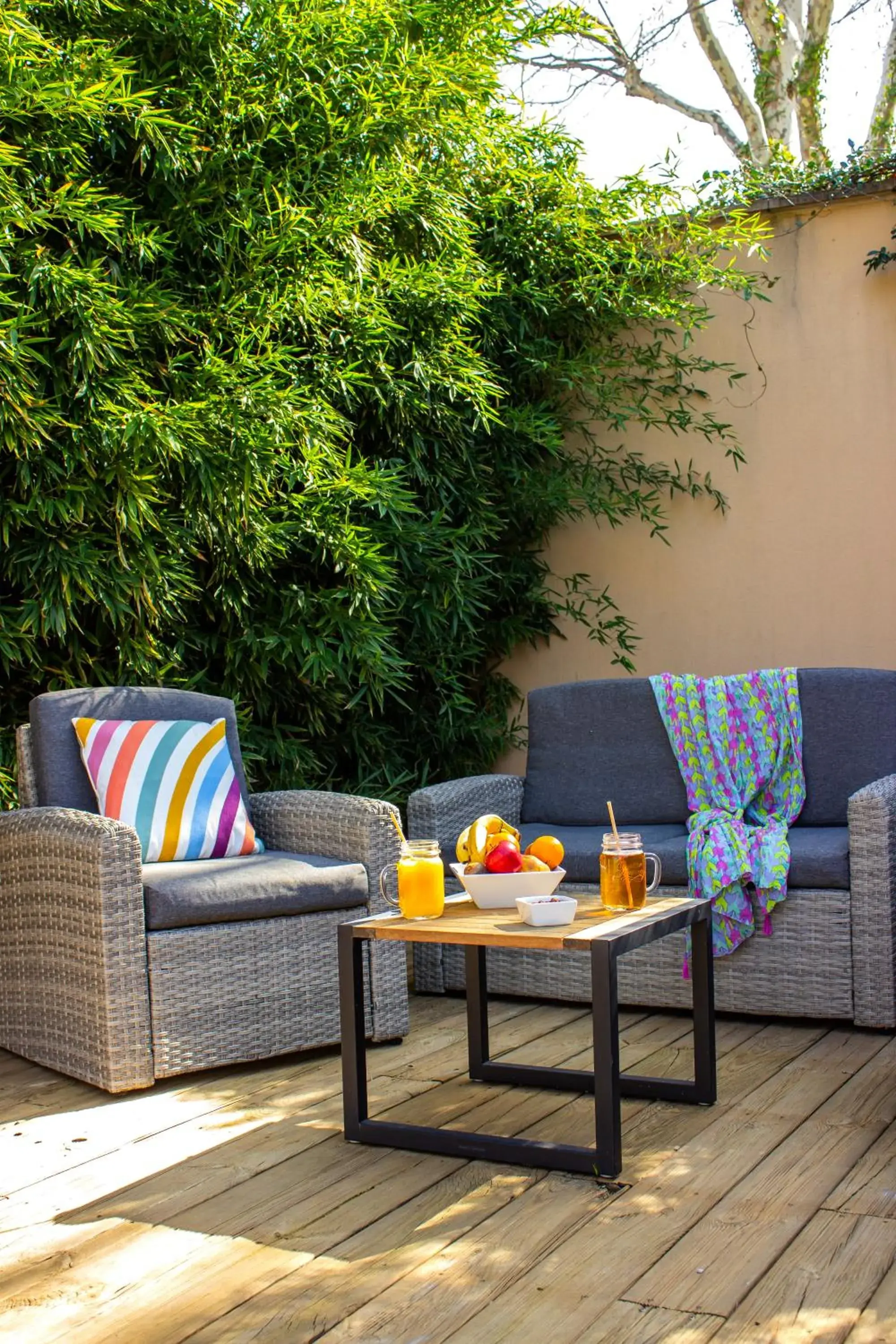 Garden view in Best Western Plus Le Lavarin Garden view in Best Western Plus Le Lavarin