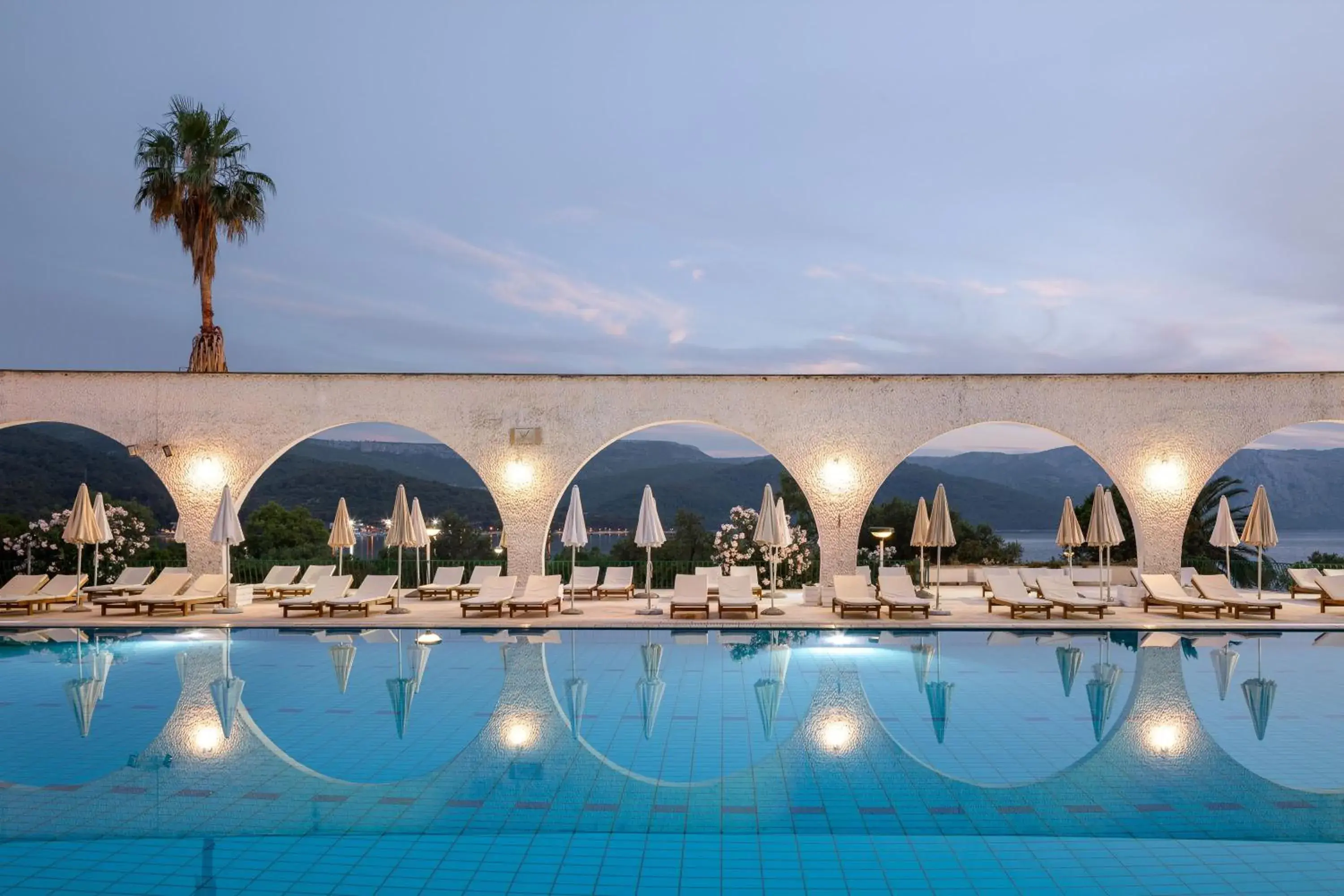 Swimming pool in Arkada Hotel Swimming pool in Arkada Hotel