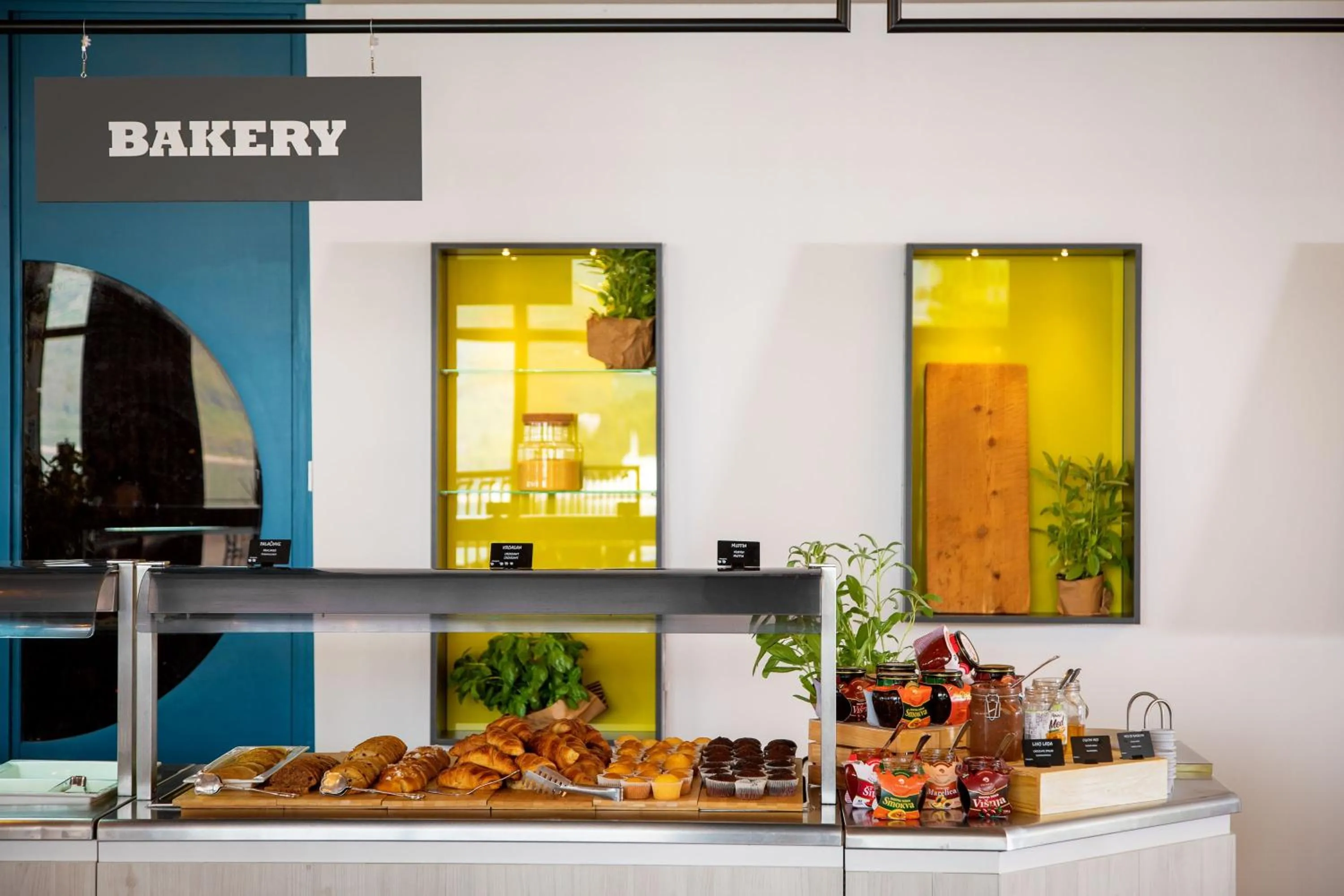 Buffet breakfast in Arkada Hotel