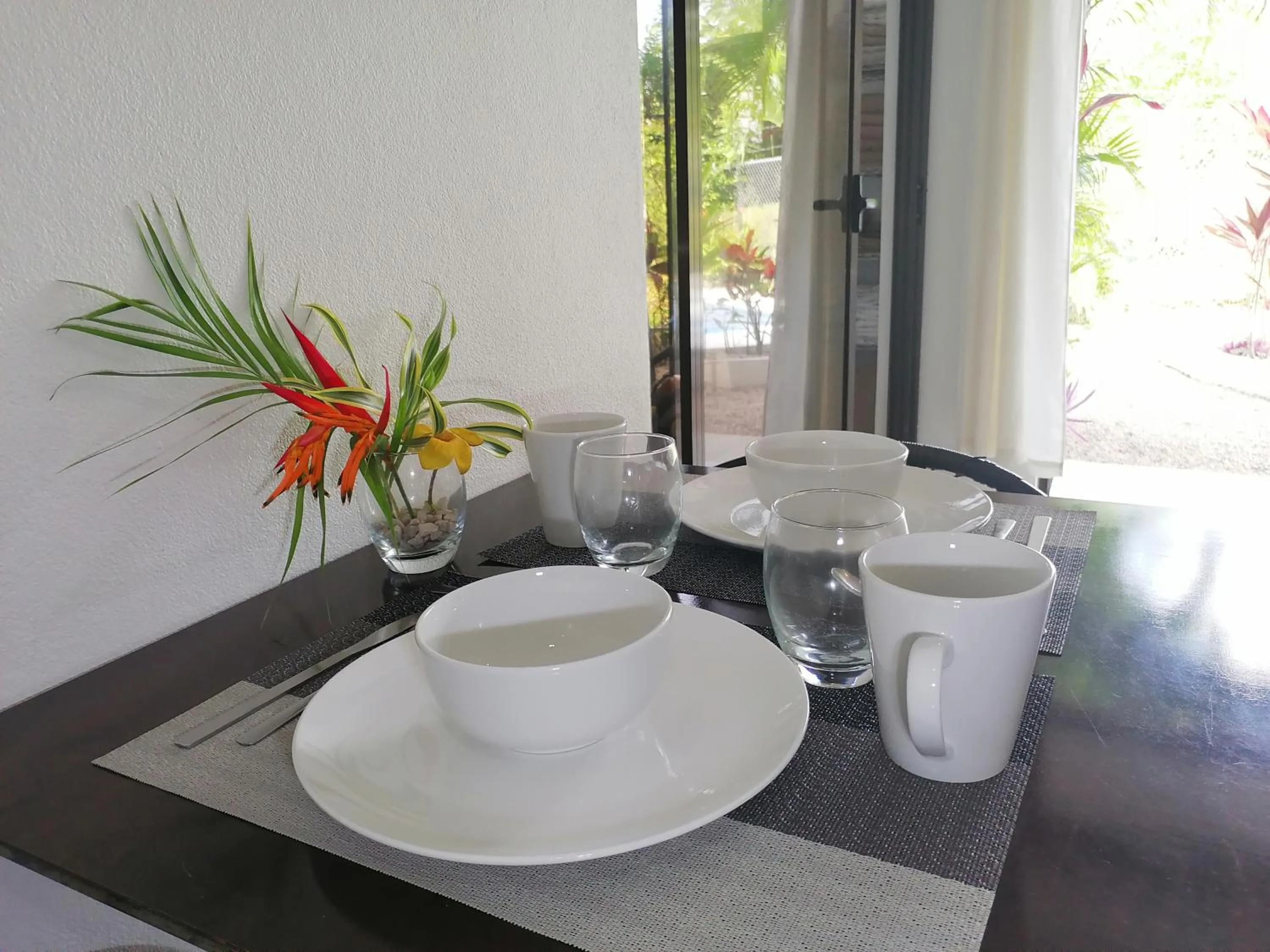 Dining area in Las Perlitas Rentals Playa Samara