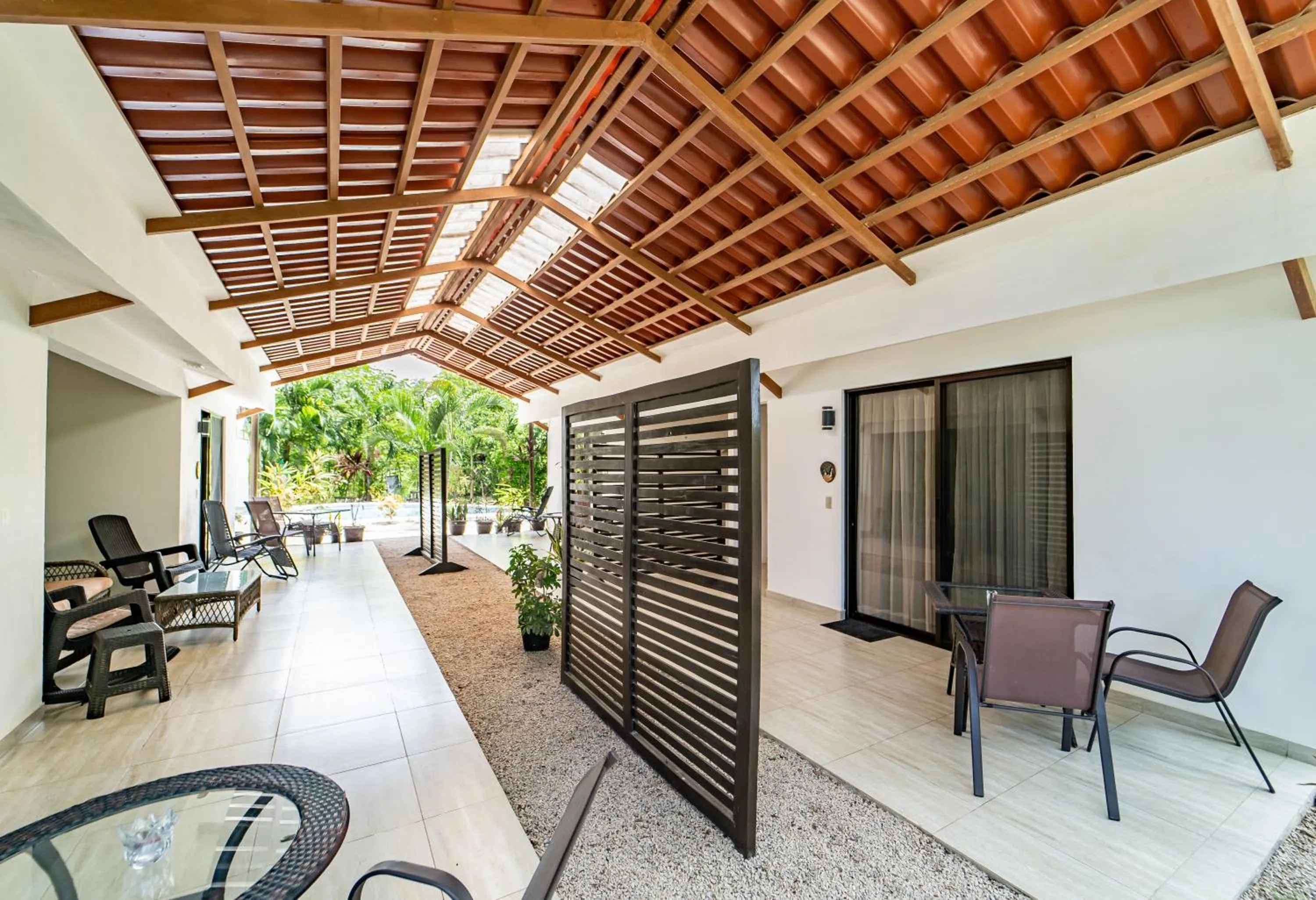 Seating area in Las Perlitas Rentals Playa Samara