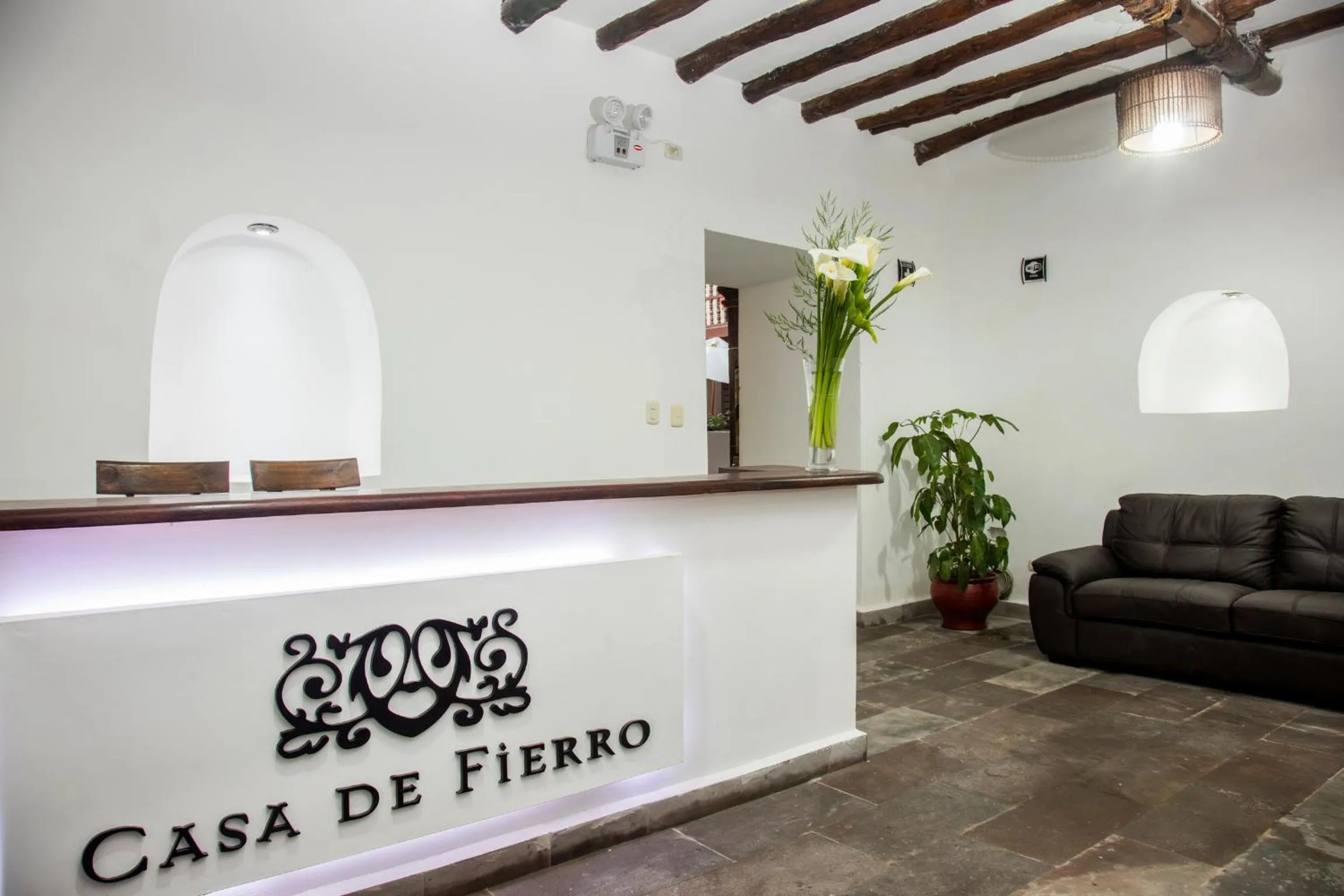 Lobby or reception in Hotel Casa Fierro Cusco