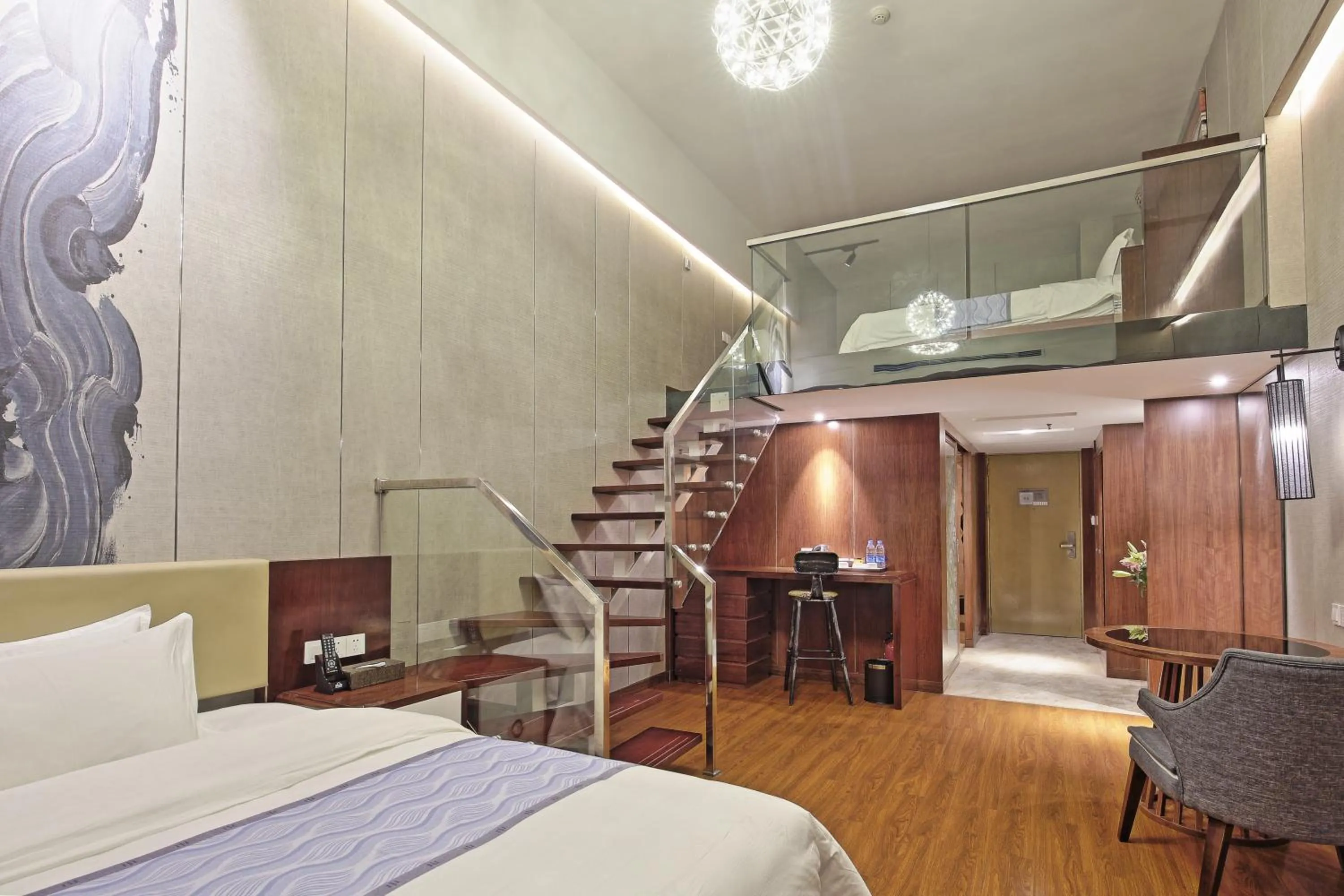 Photo of the whole room in Days Inn South Guangzhou Raiway Station