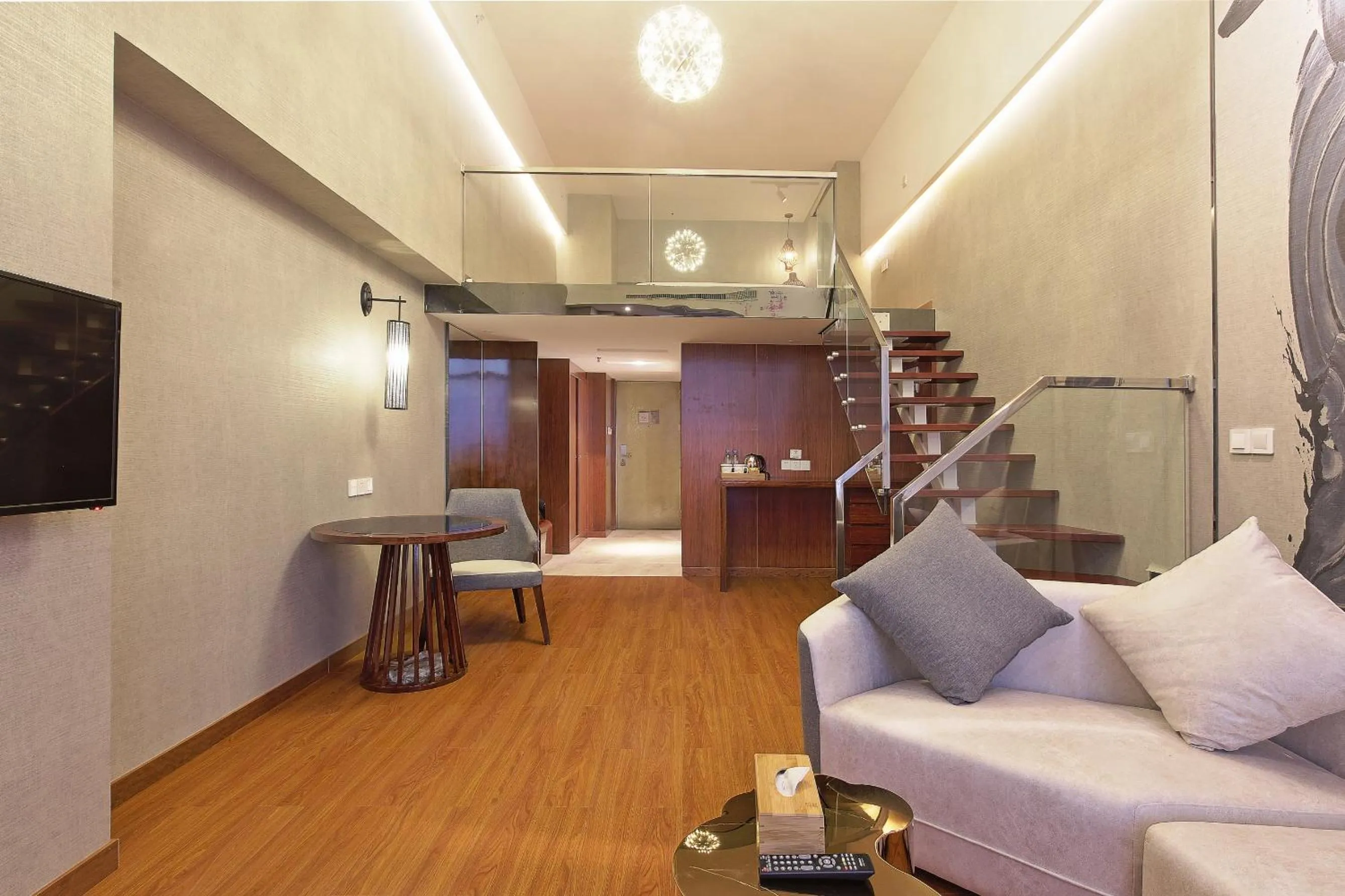 Photo of the whole room in Days Inn South Guangzhou Raiway Station