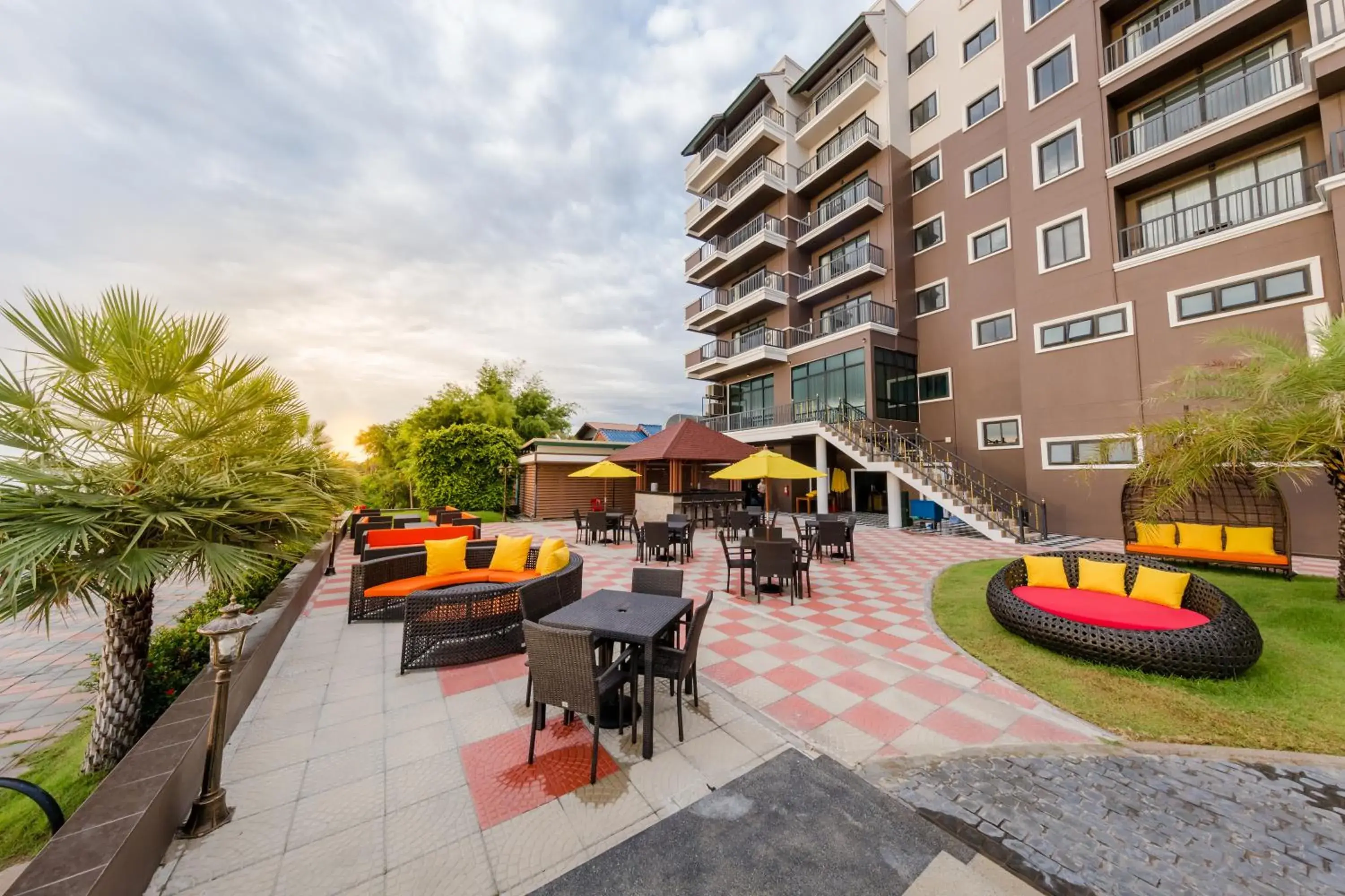 Property building in Hotel de Ladda Property building in Hotel de Ladda