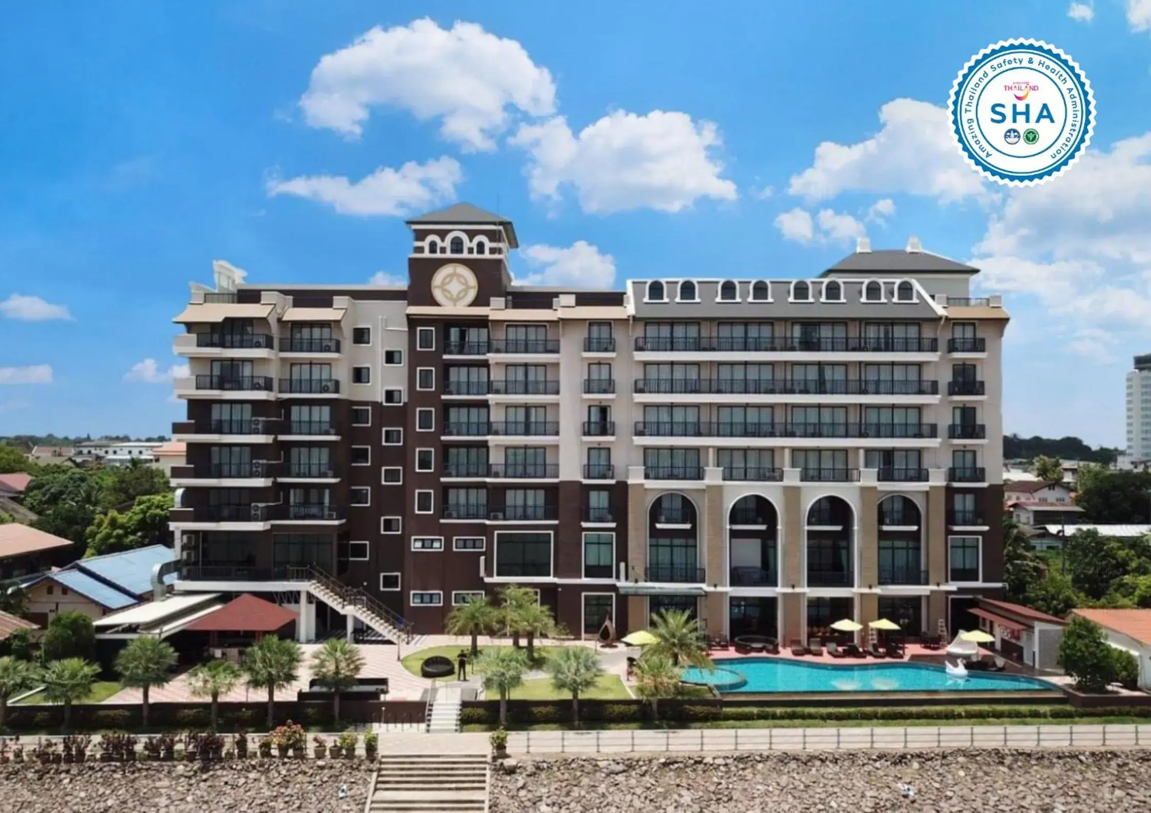 Property building in Hotel de Ladda Property building in Hotel de Ladda