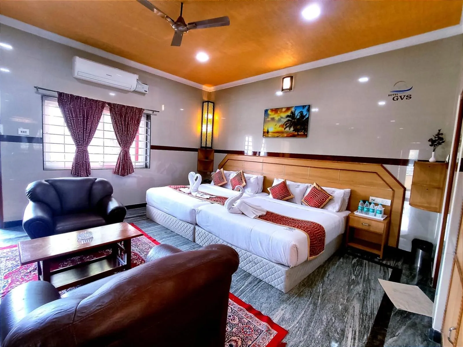 Bed in Hotel GVS Residency