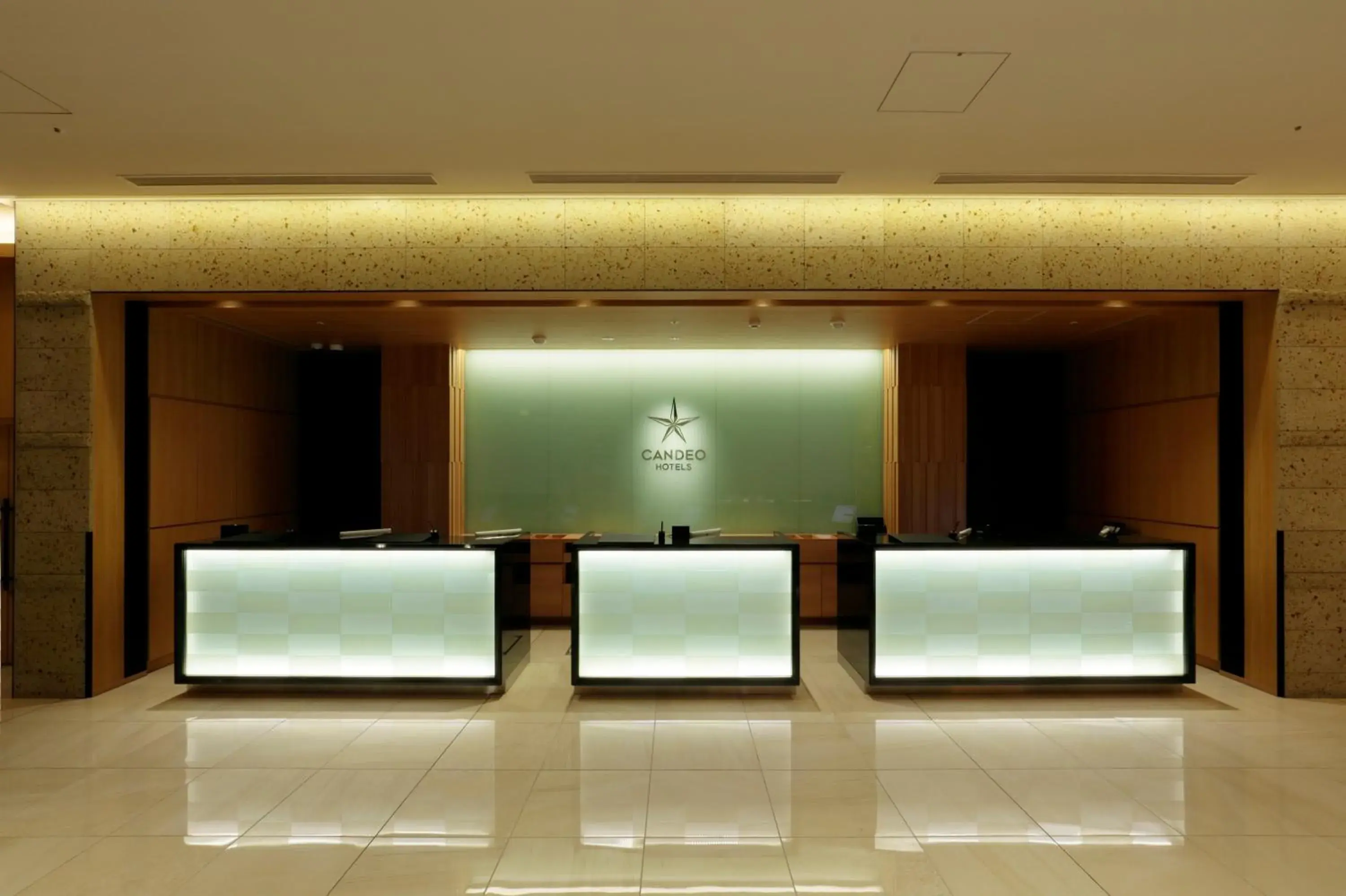 Lobby or reception in Candeo Hotels Osaka Namba Lobby or reception in Candeo Hotels Osaka Namba
