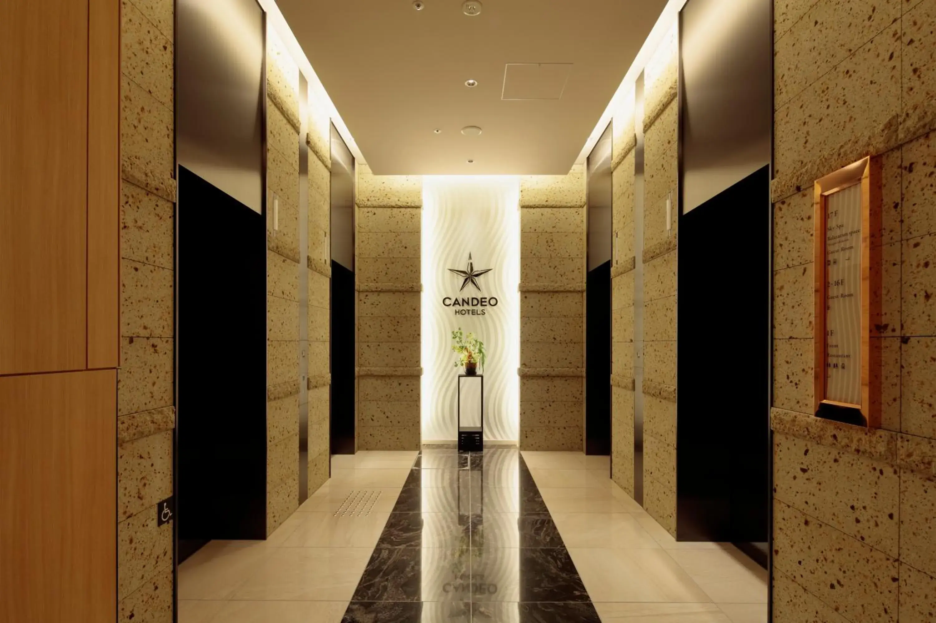 Lobby or reception in Candeo Hotels Osaka Namba Lobby or reception in Candeo Hotels Osaka Namba