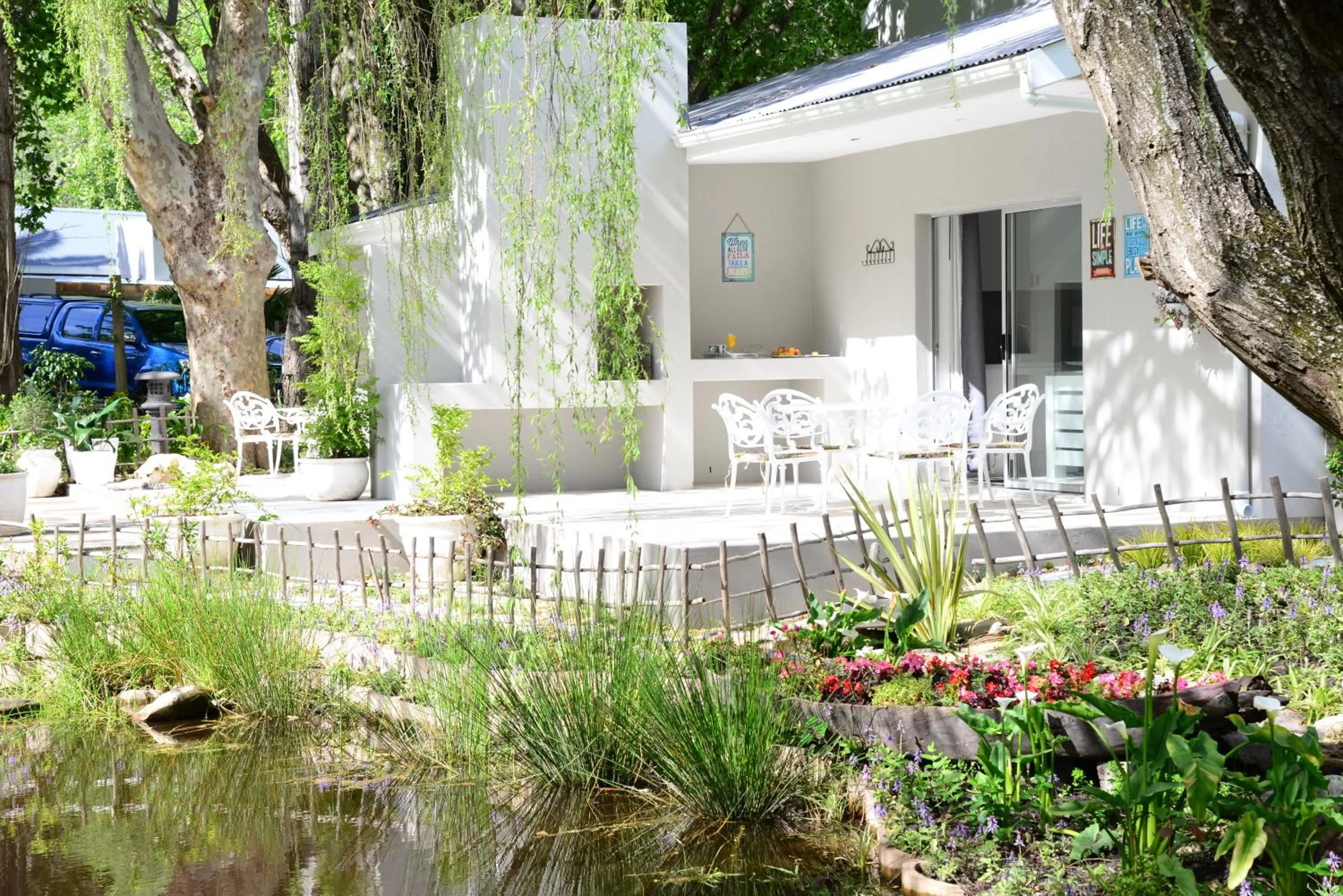 Patio in Waterland Lodge