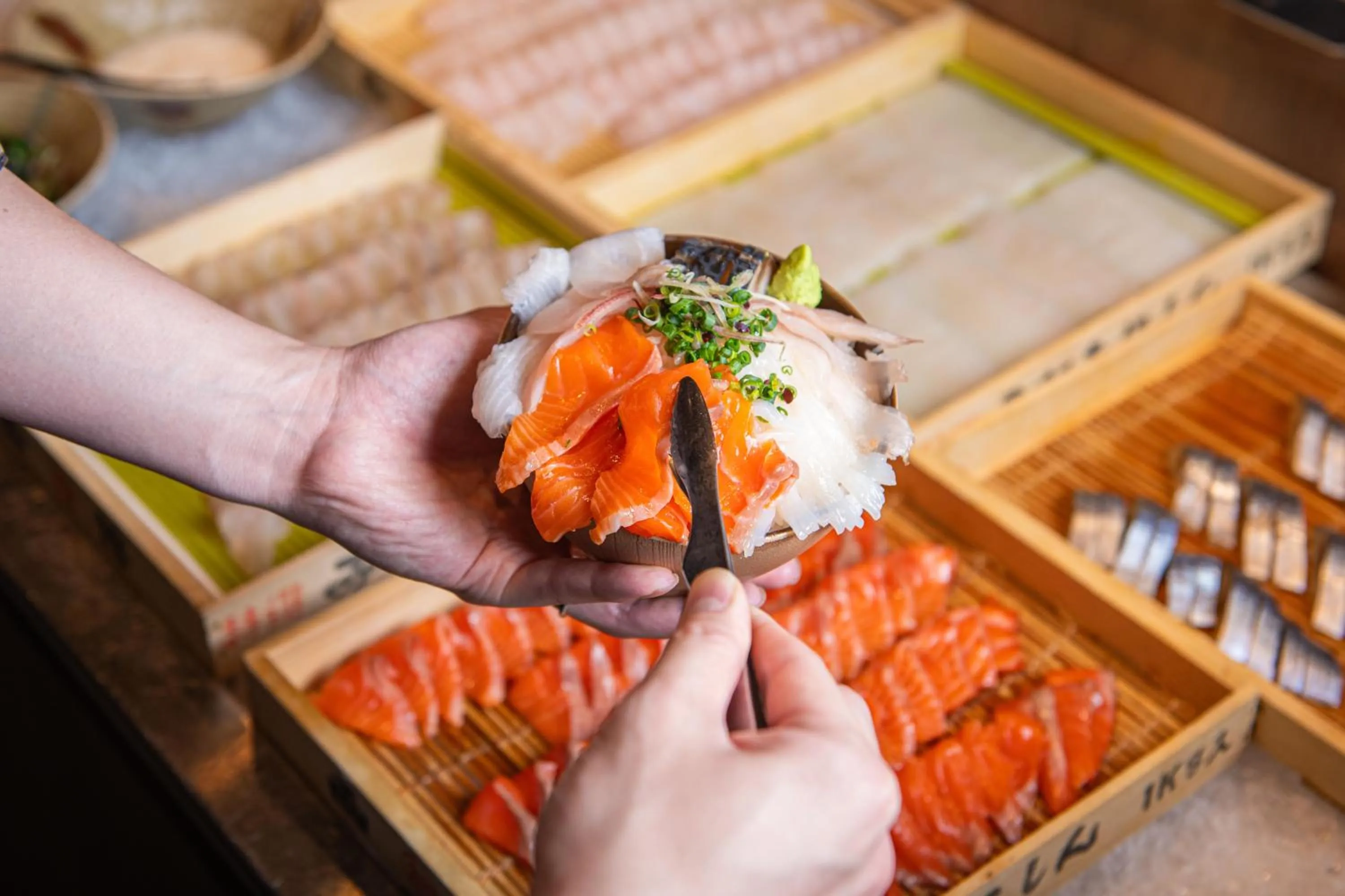 Buffet breakfast in HAKODATE Uminokaze