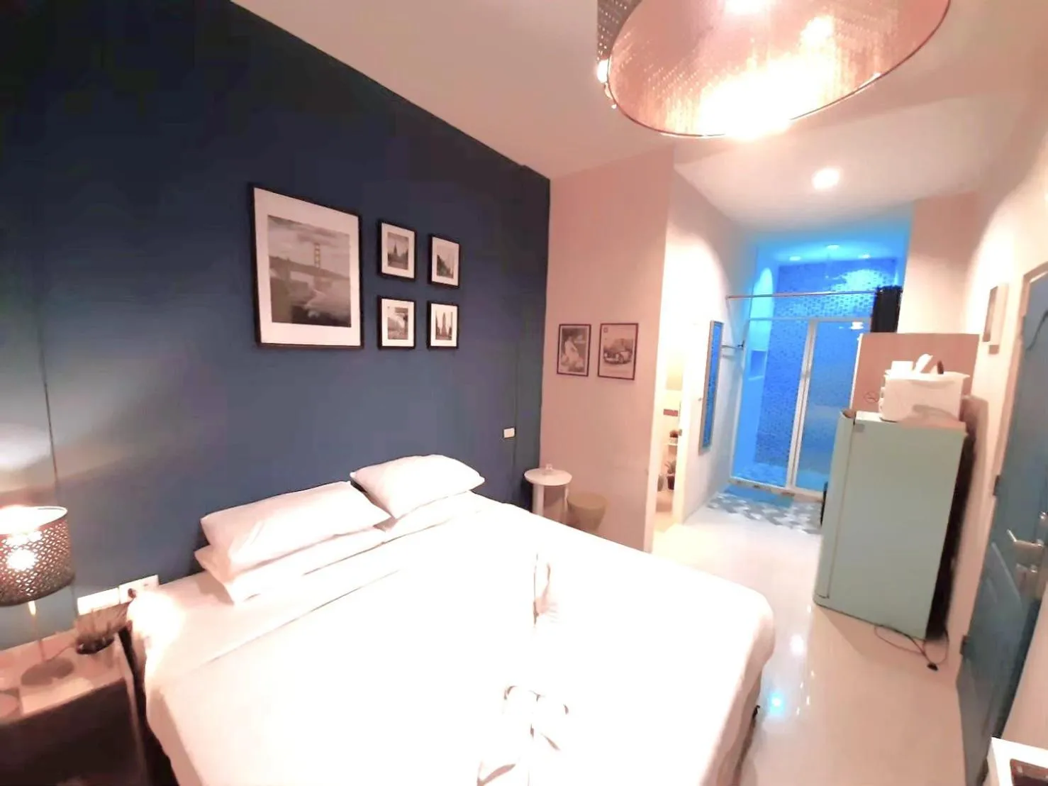 Photo of the whole room, Bed in Pace Residence Pattaya