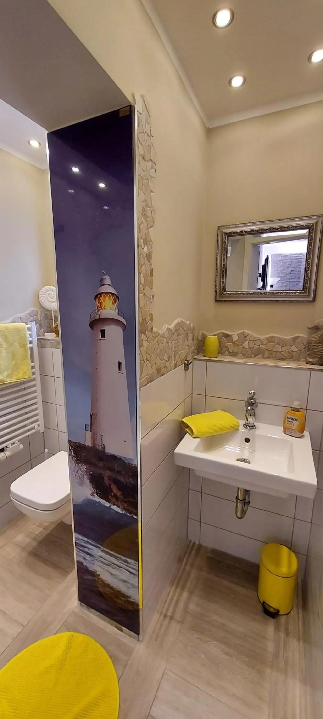 Bathroom in Gästehaus Köhler