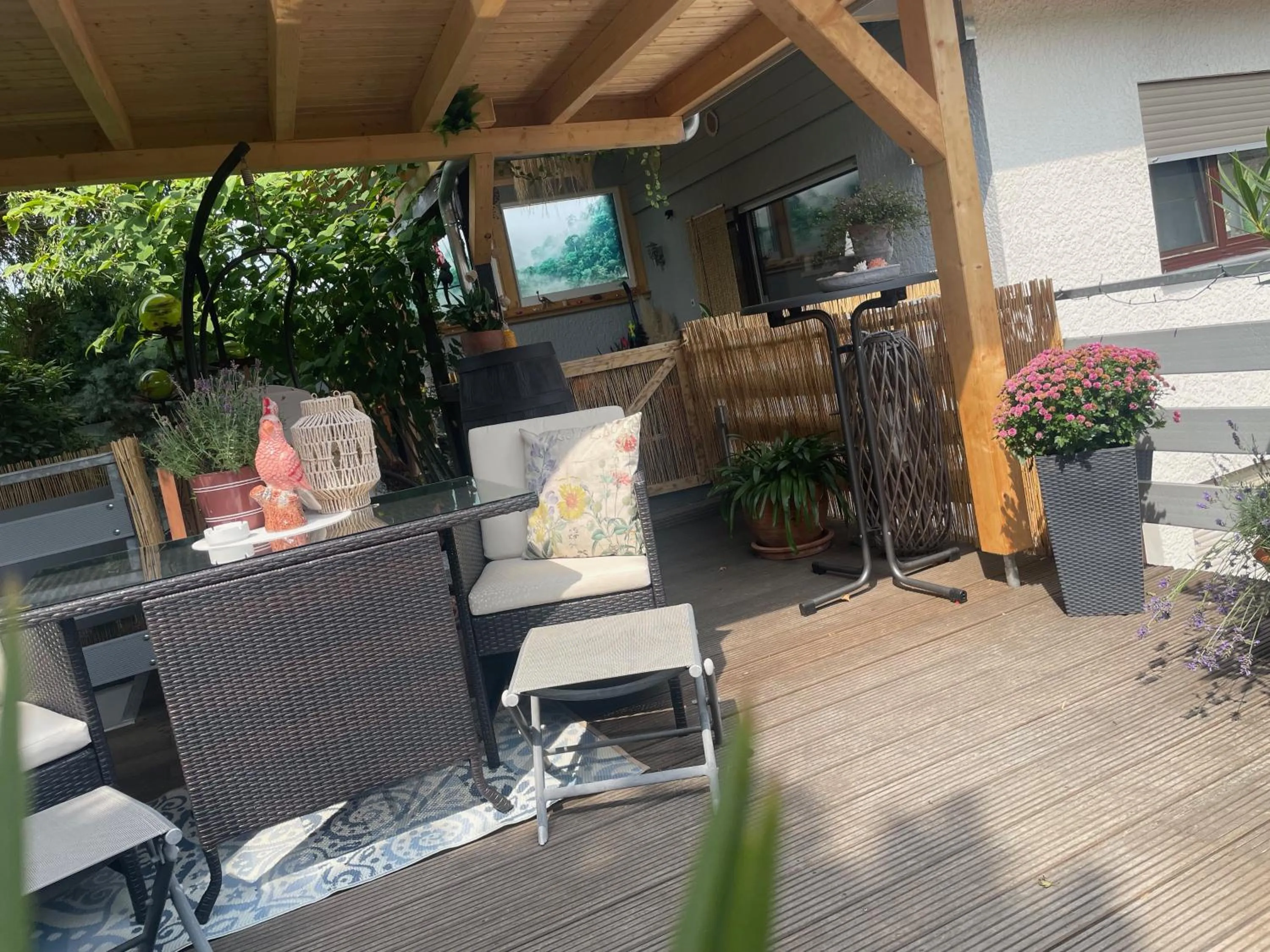 Balcony/Terrace in Gästehaus Köhler