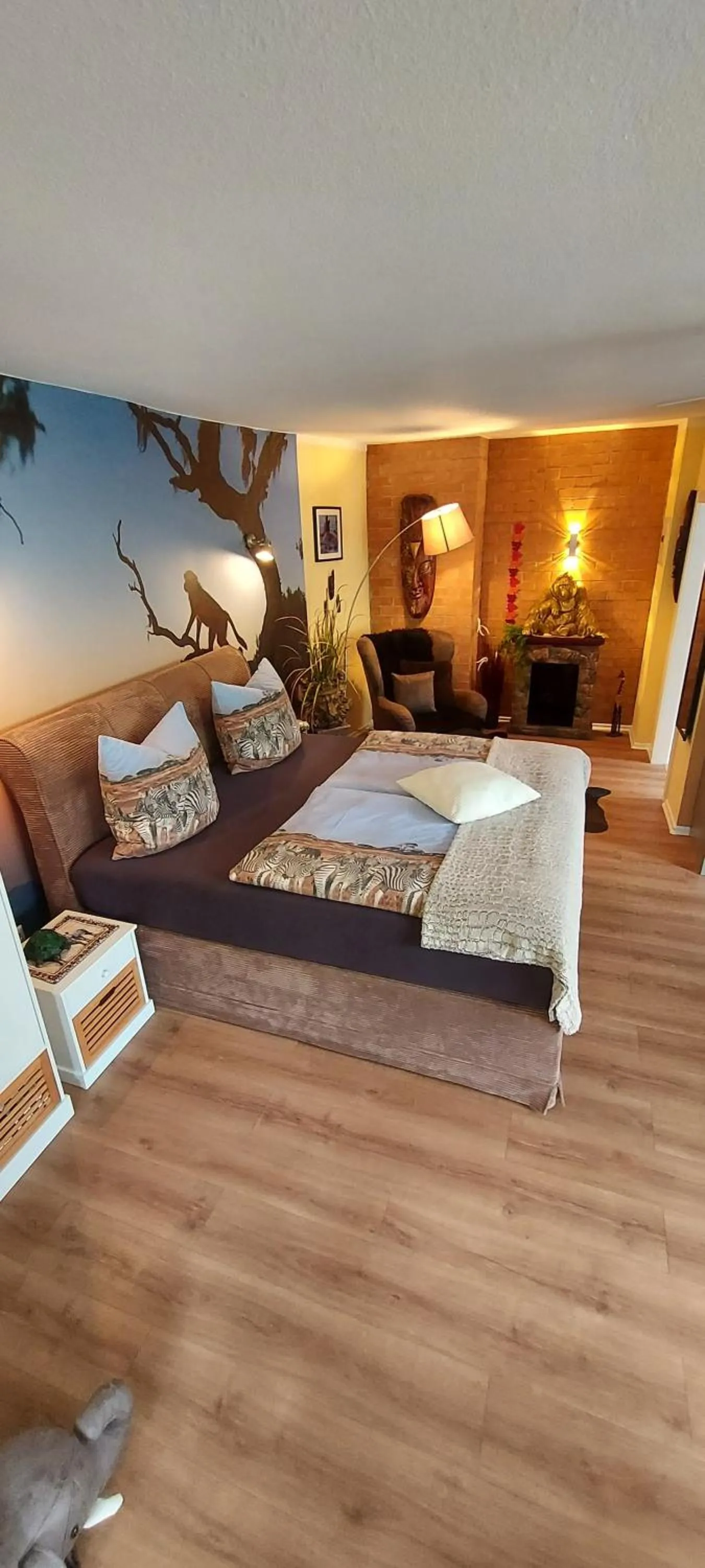 Photo of the whole room, Bed in Gästehaus Köhler