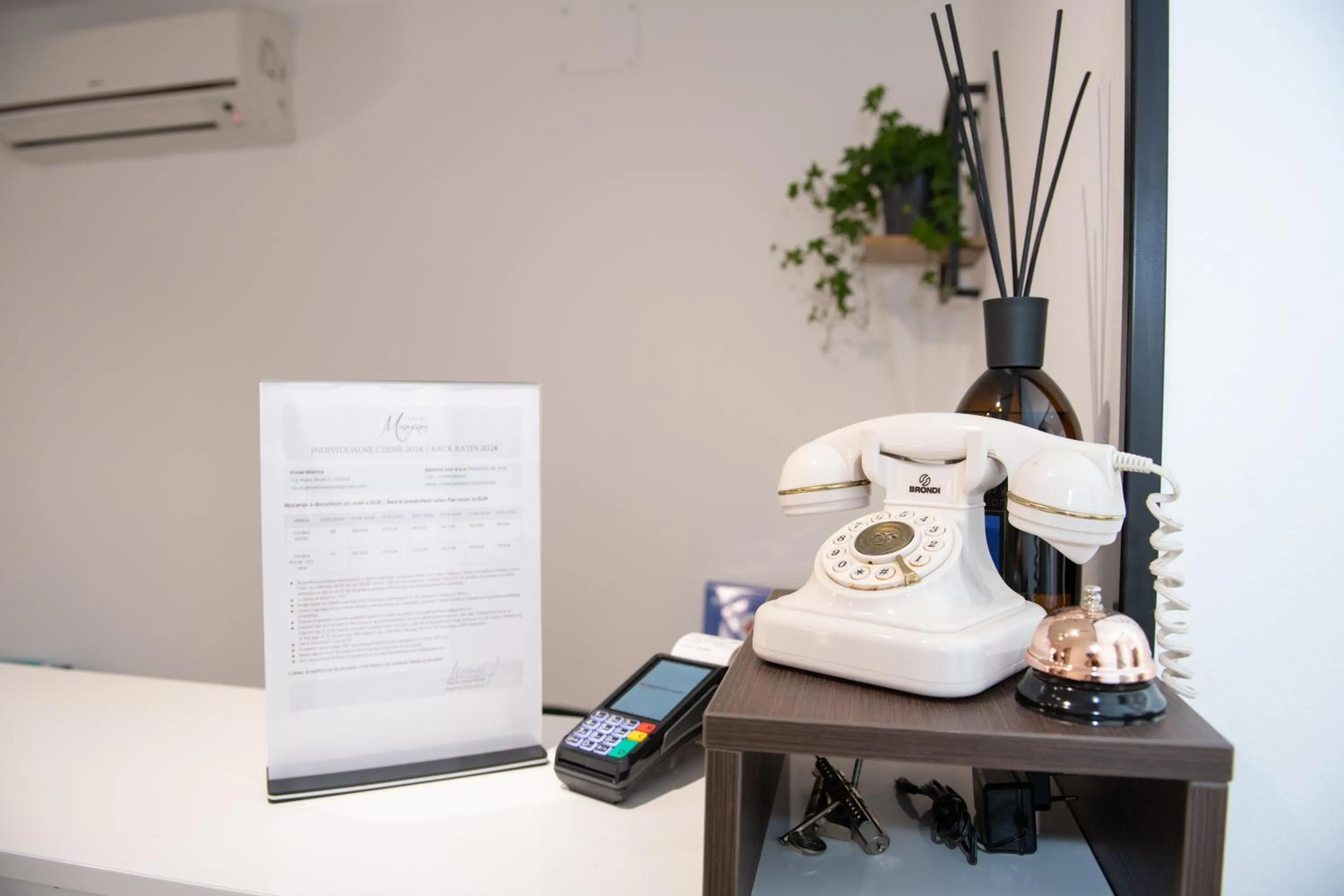 Lobby or reception in Hotel Marina