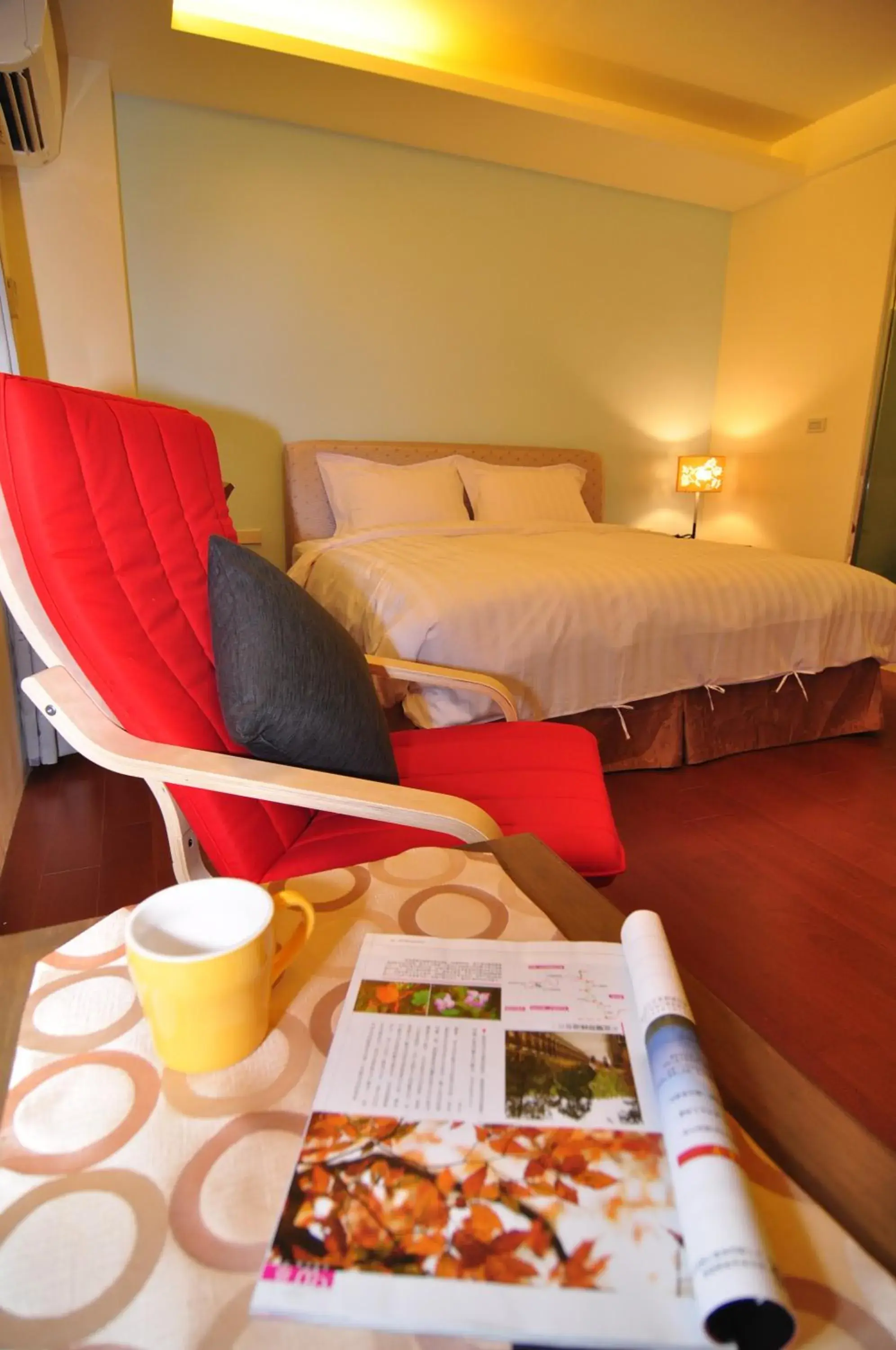 Bed in Cheng-Ping Hot Spring Inn Bed in Cheng-Ping Hot Spring Inn