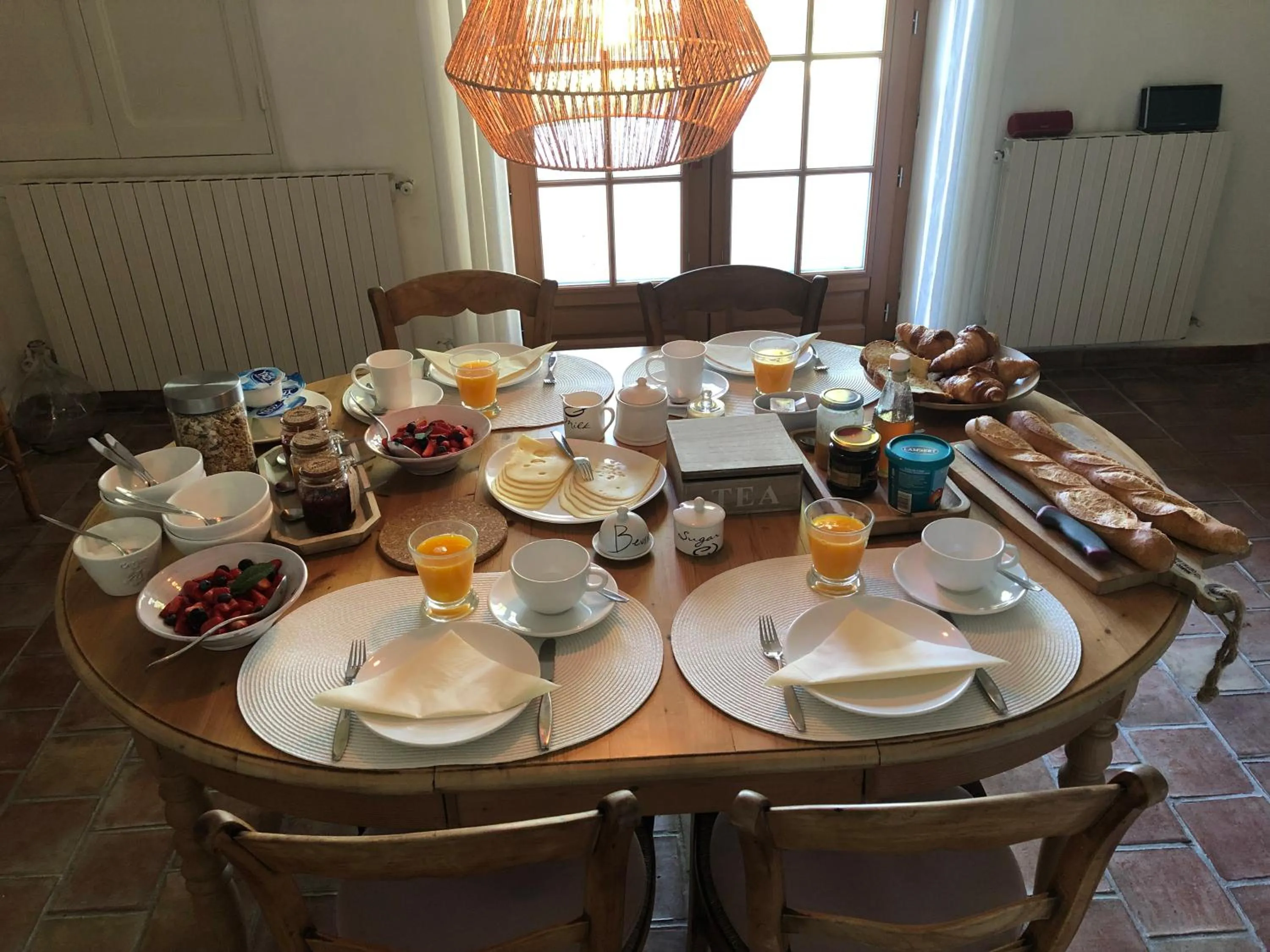 Breakfast in Mas Li Doumenge