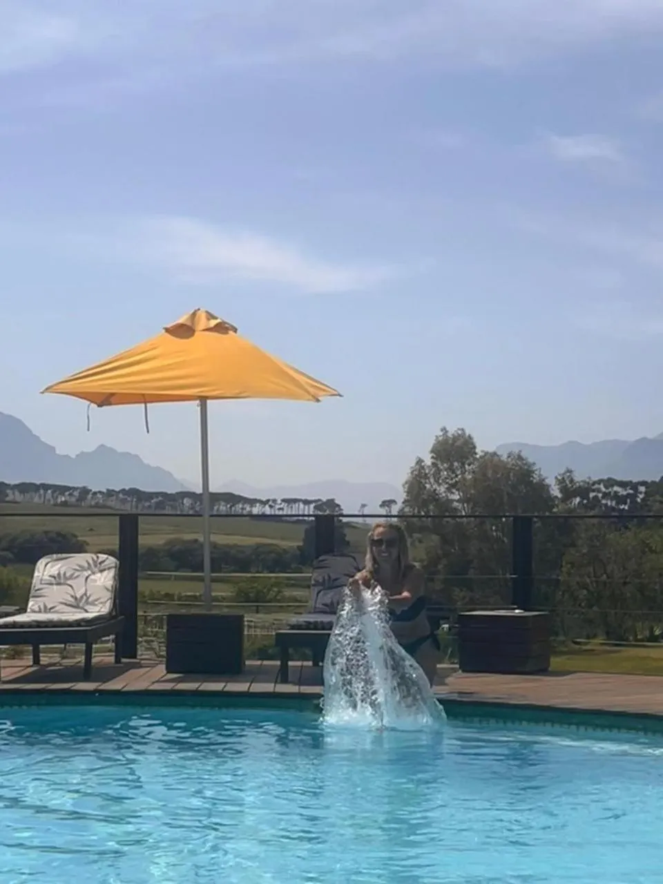 Pool view in Lauradale Accommodation