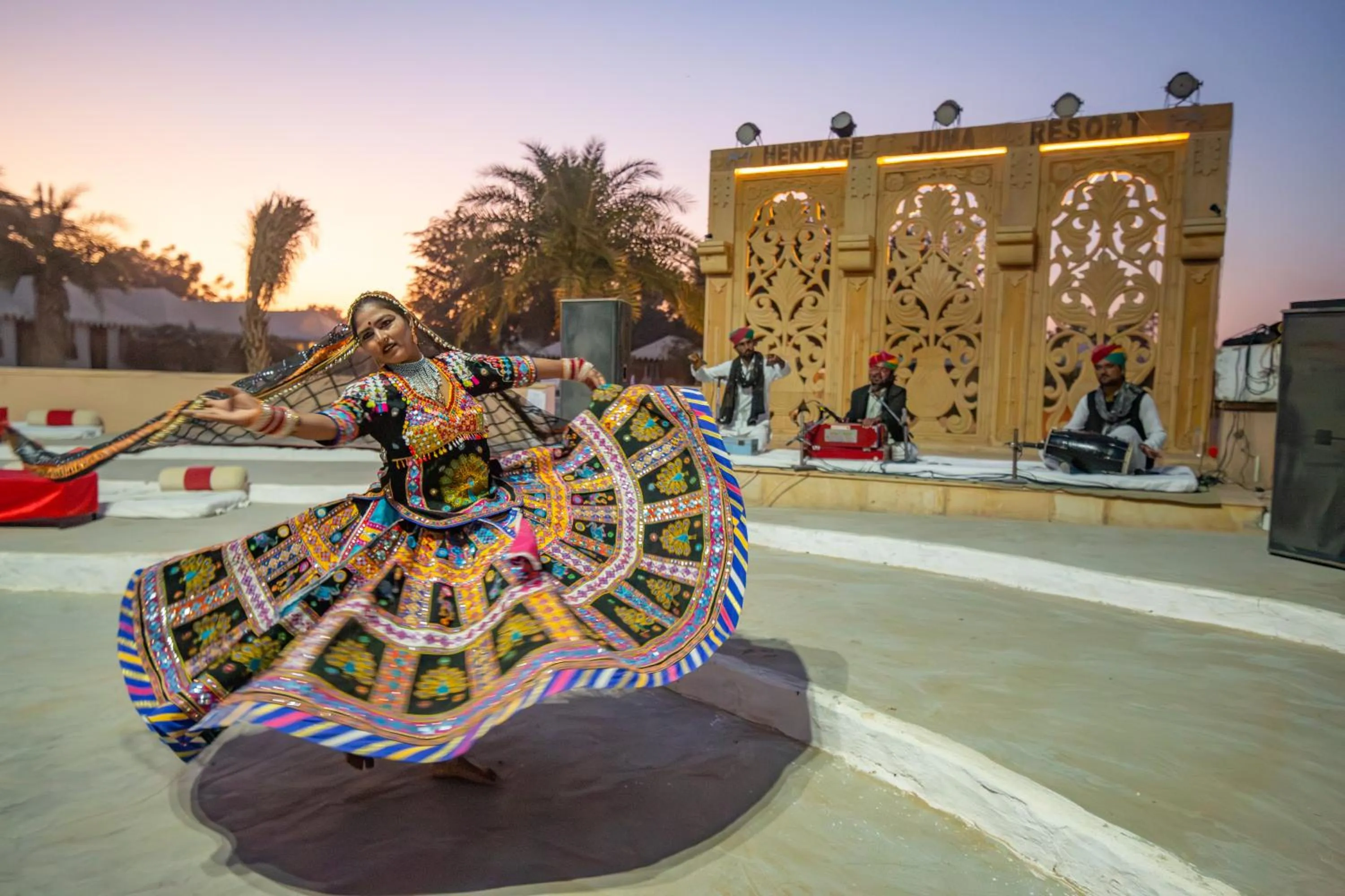 Facade/entrance in Heritage Juma Resort with swimming pool
