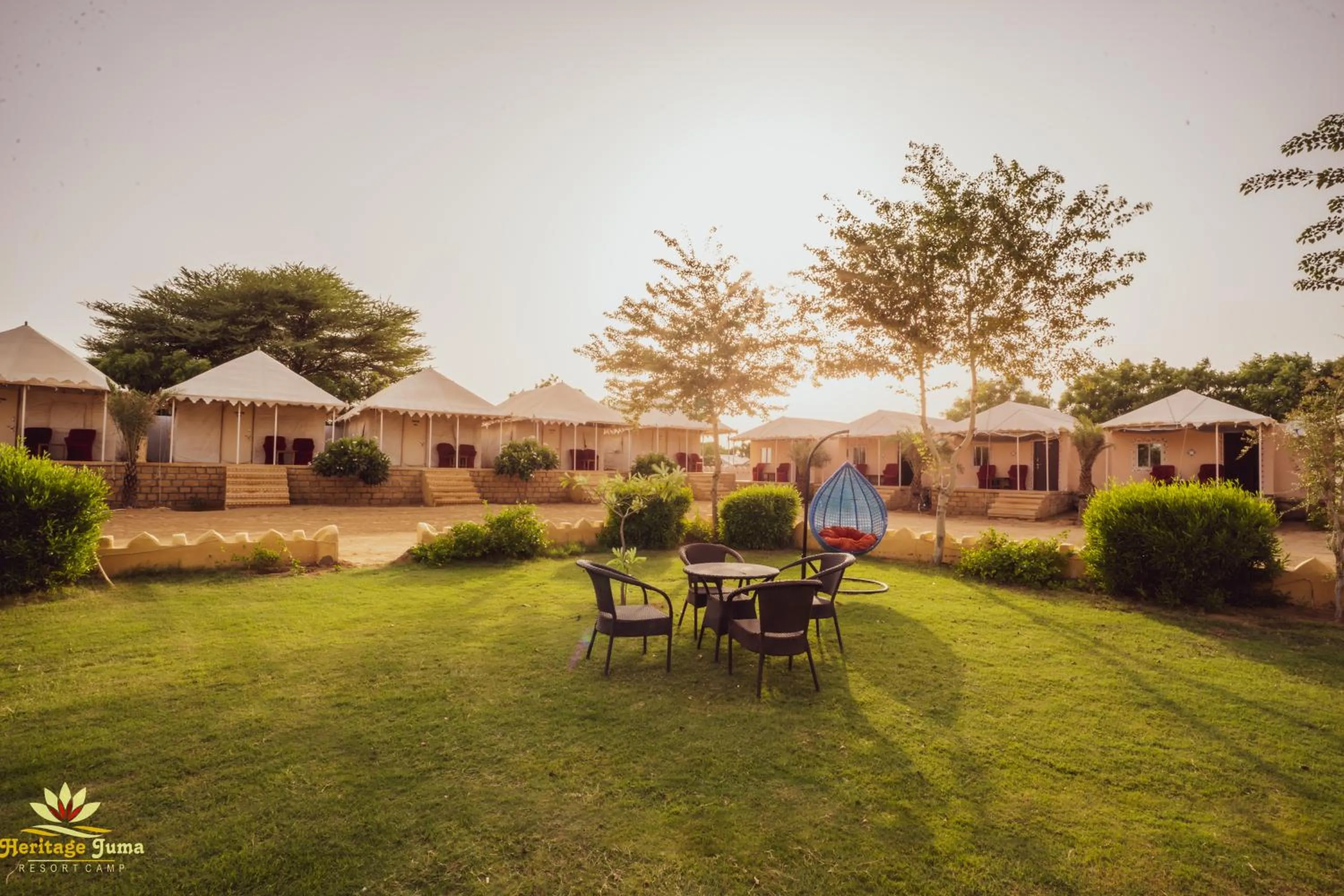 Garden in Heritage Juma Resort with swimming pool