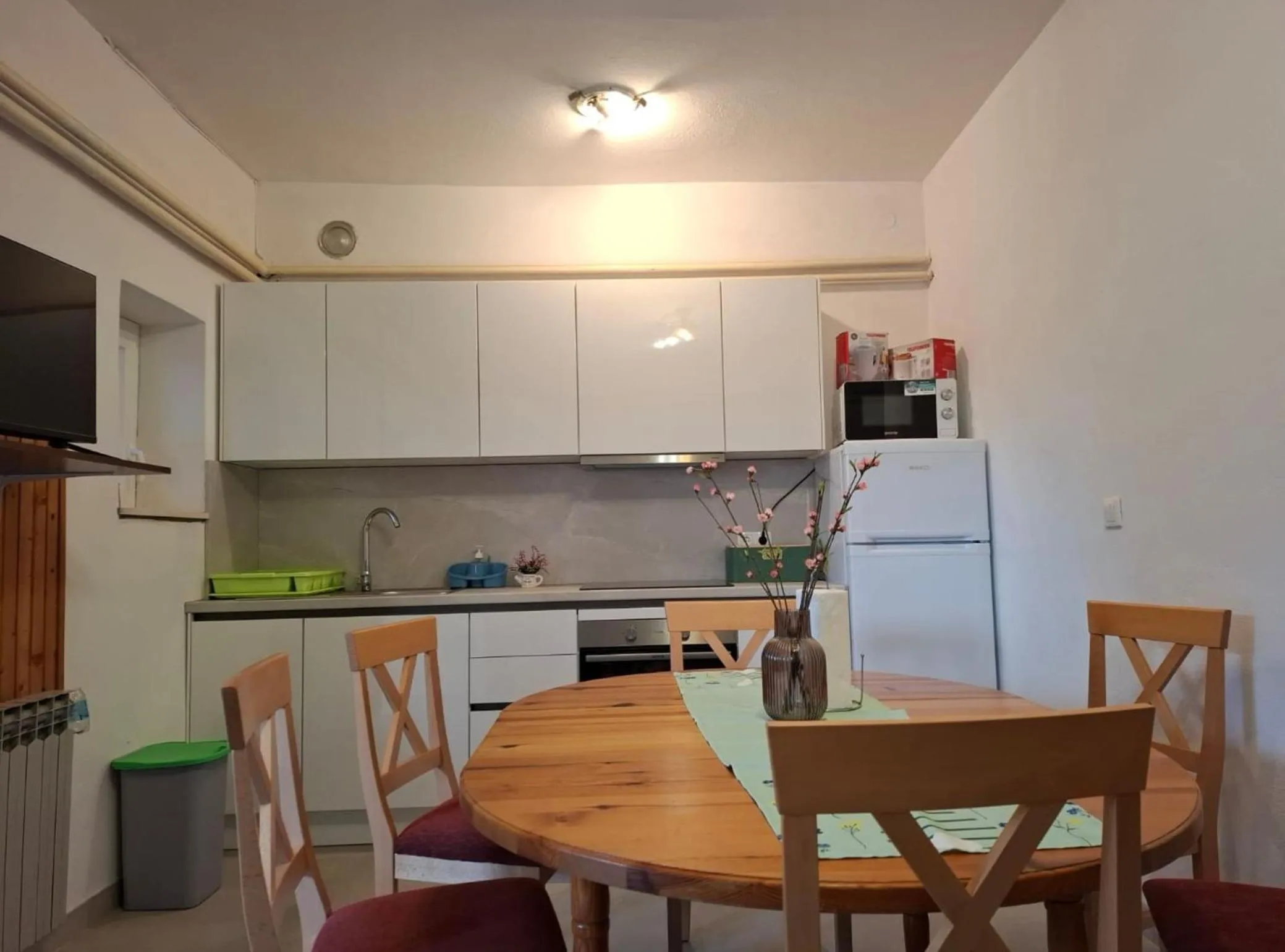 Kitchen or kitchenette in Apartments Marita