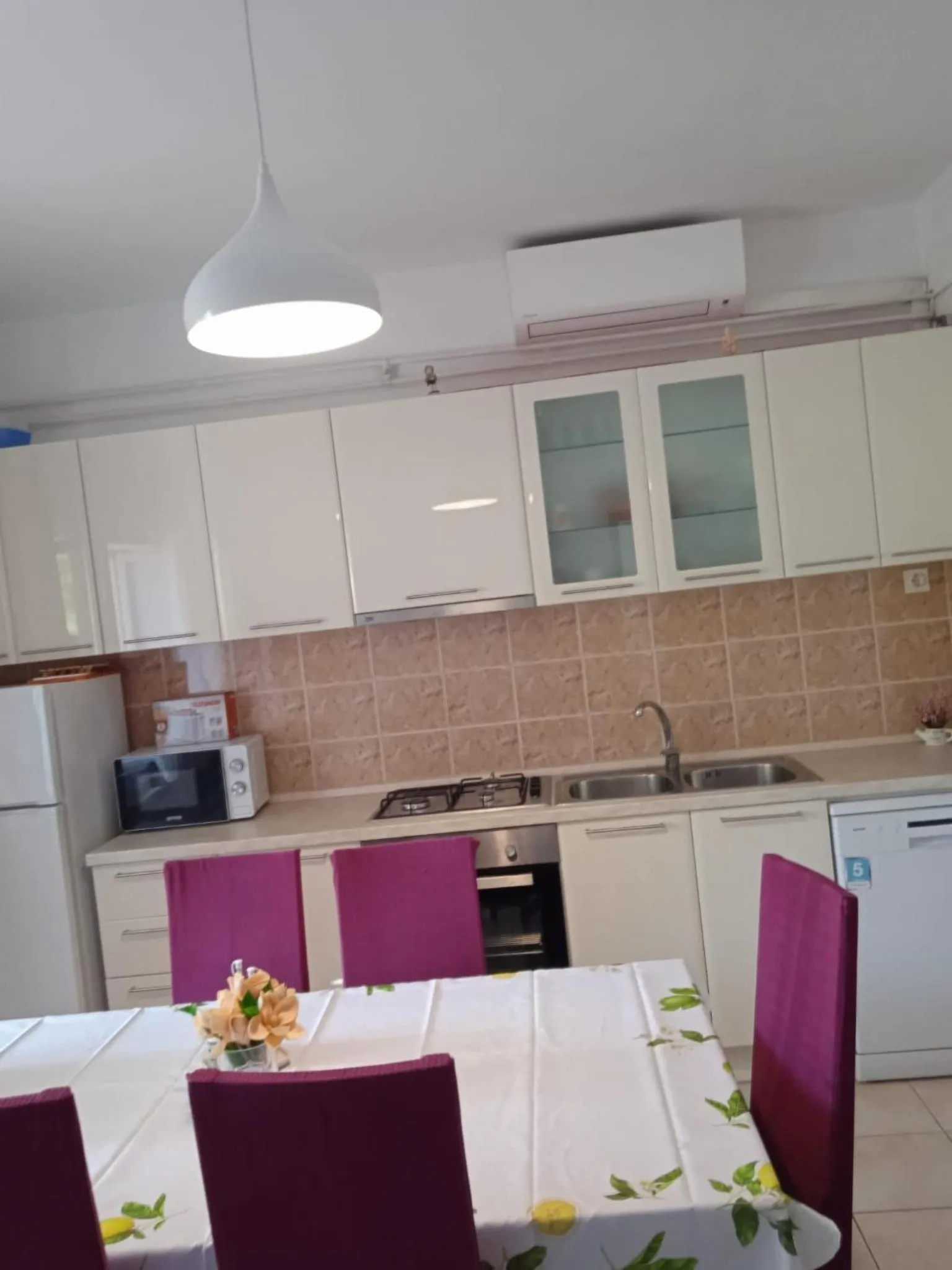 Kitchen or kitchenette in Apartments Marita