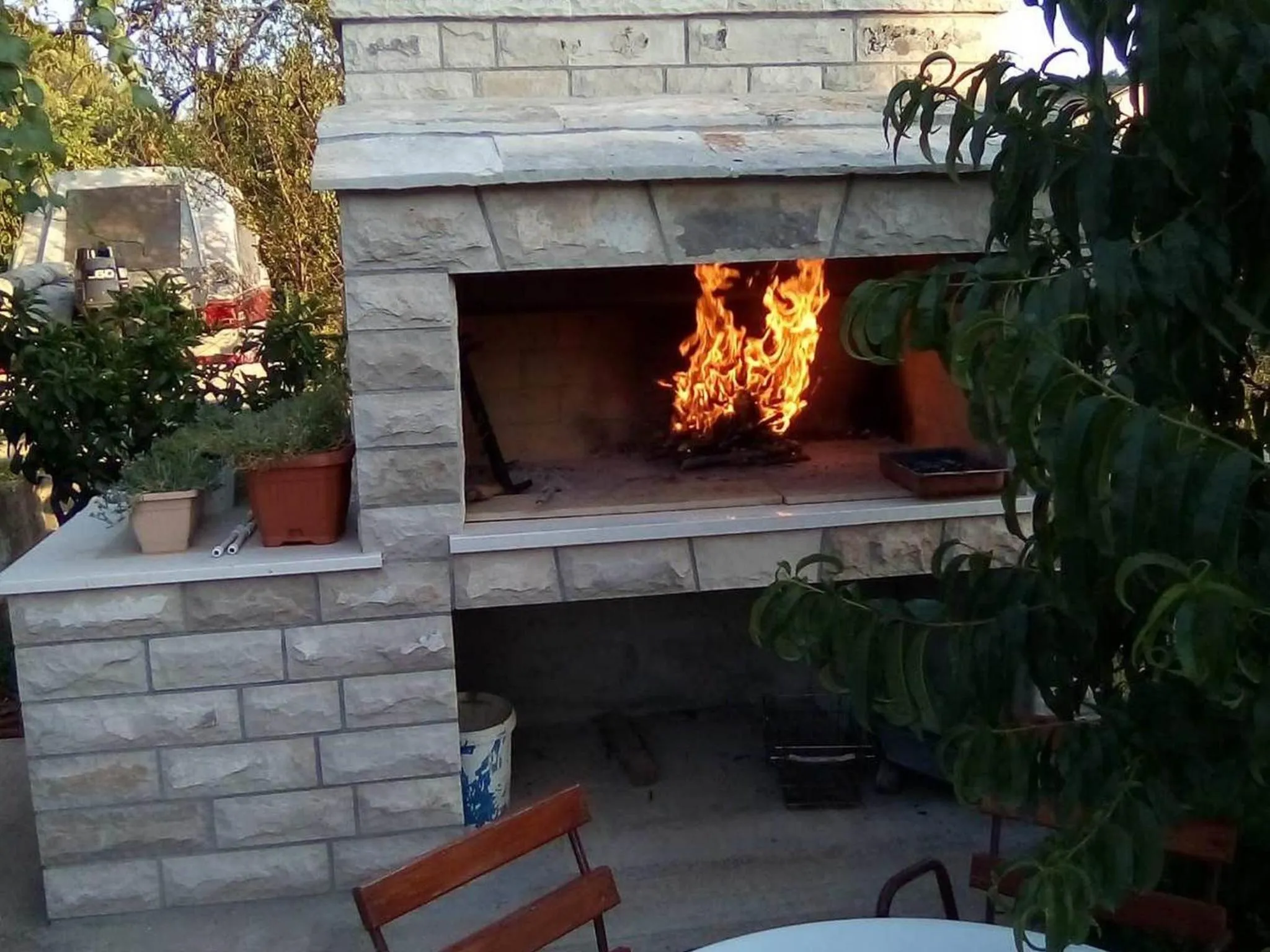 BBQ facilities in Apartments Marita