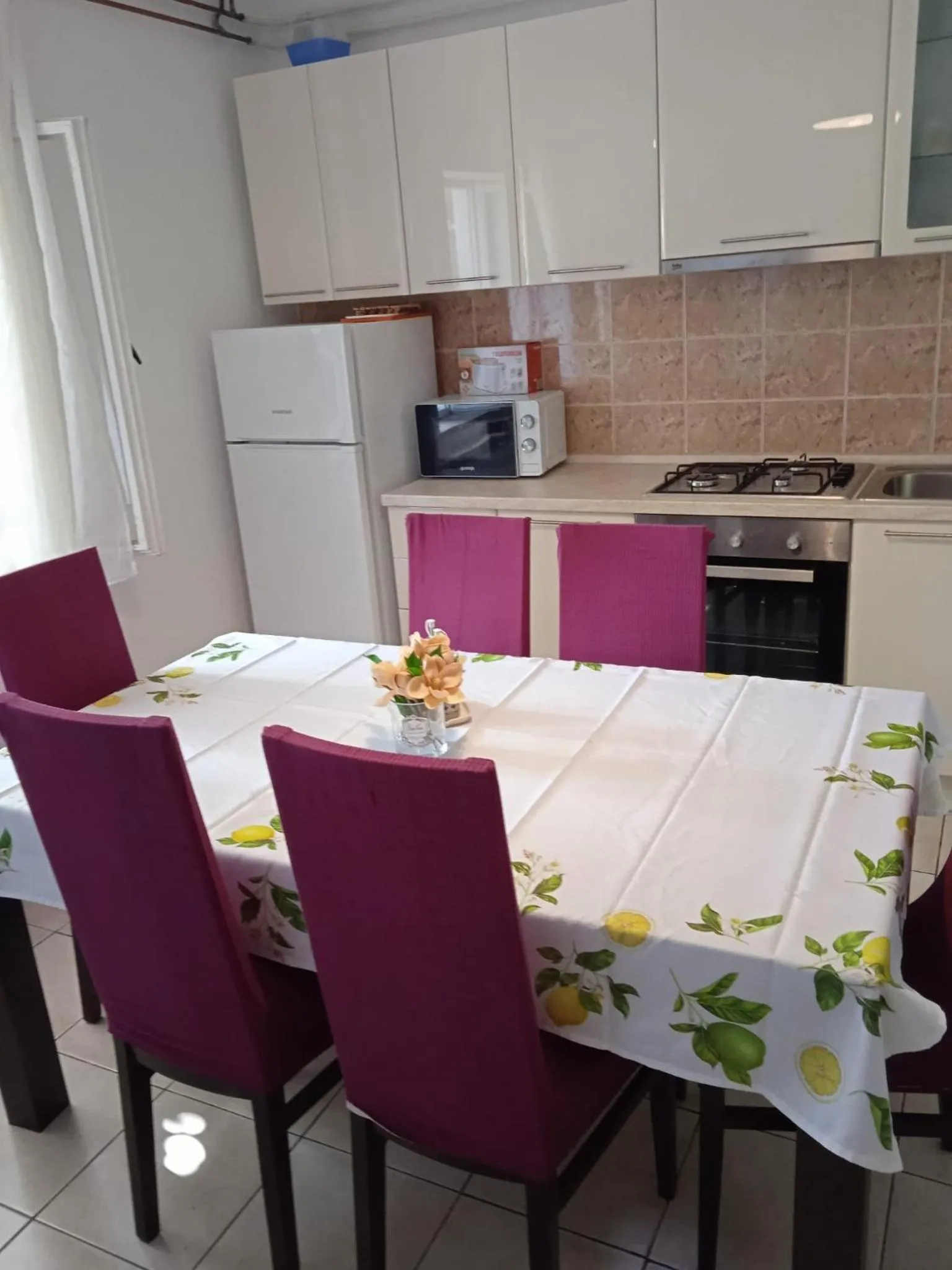 Kitchen or kitchenette in Apartments Marita