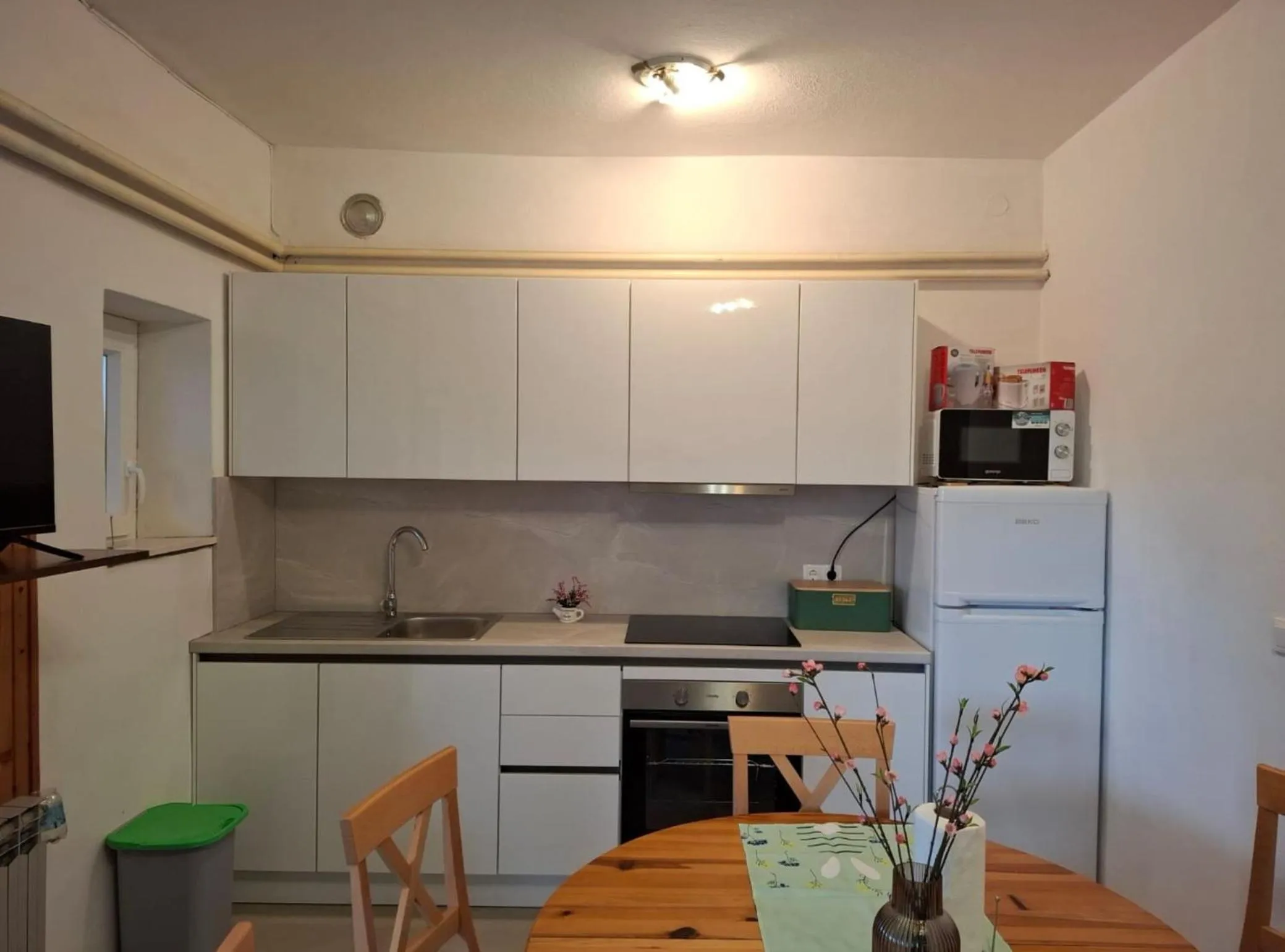 Kitchen or kitchenette in Apartments Marita