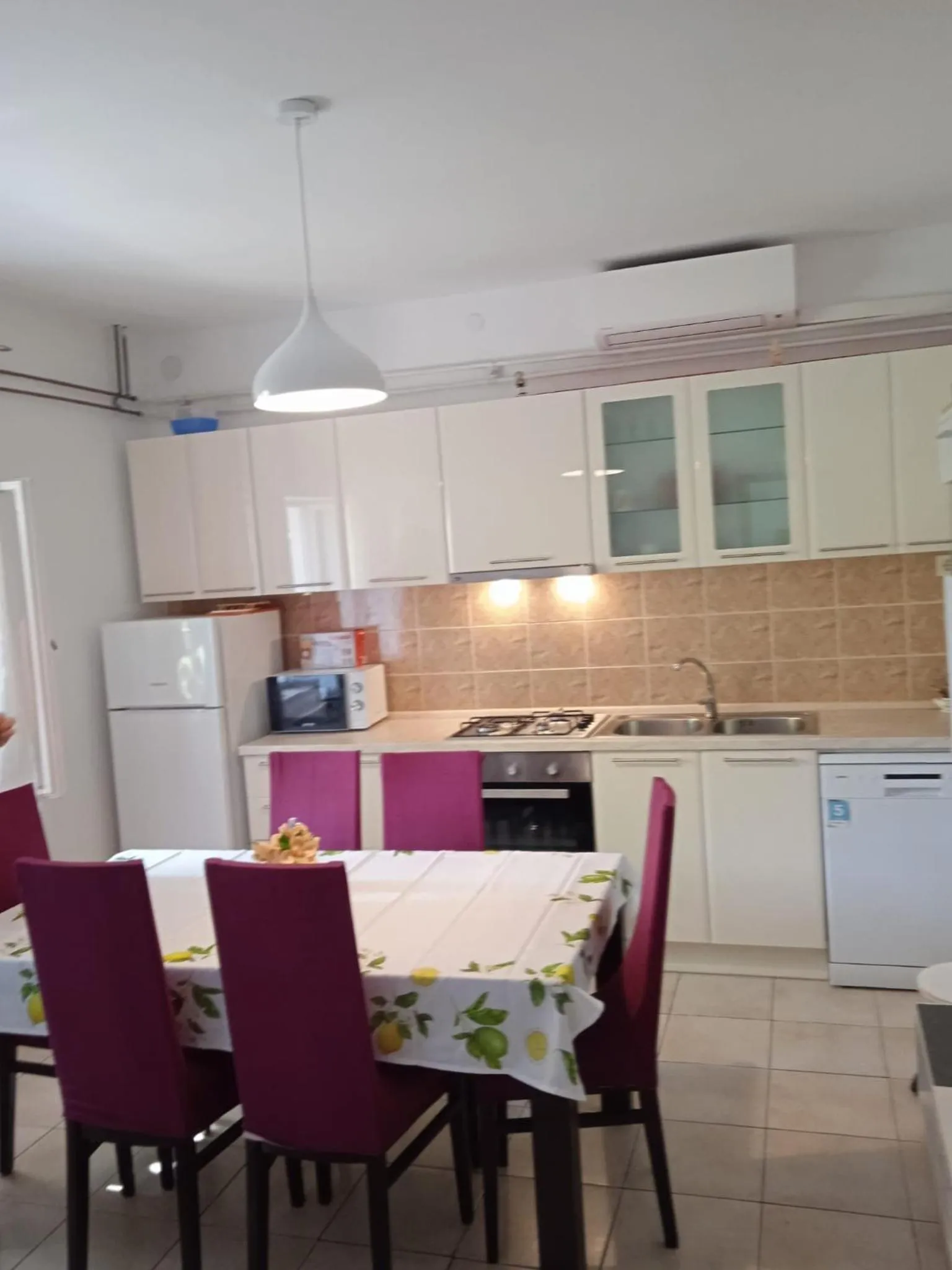 Kitchen or kitchenette in Apartments Marita