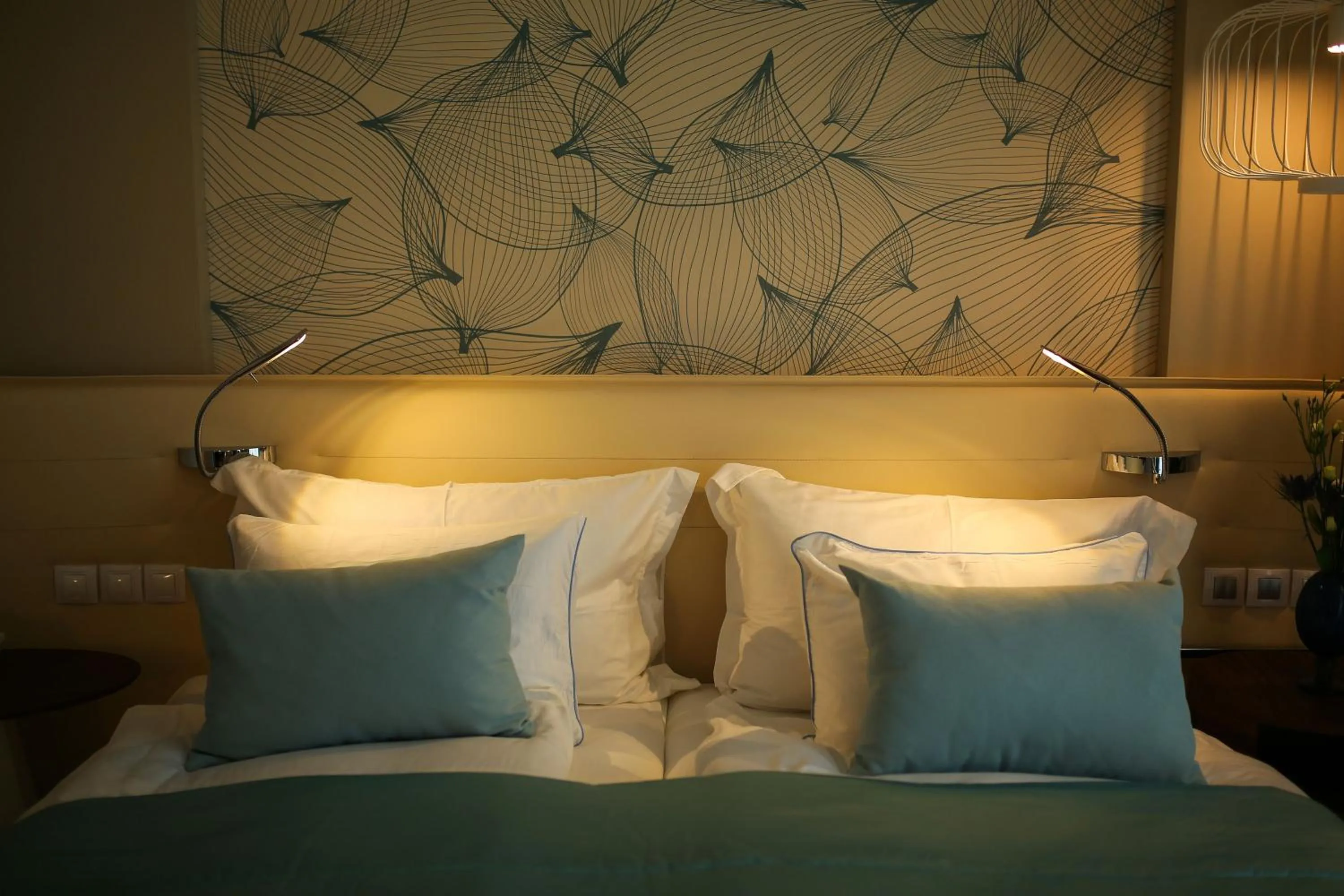 Decorative detail, Bed in Maritim Hotel Paradise Blue