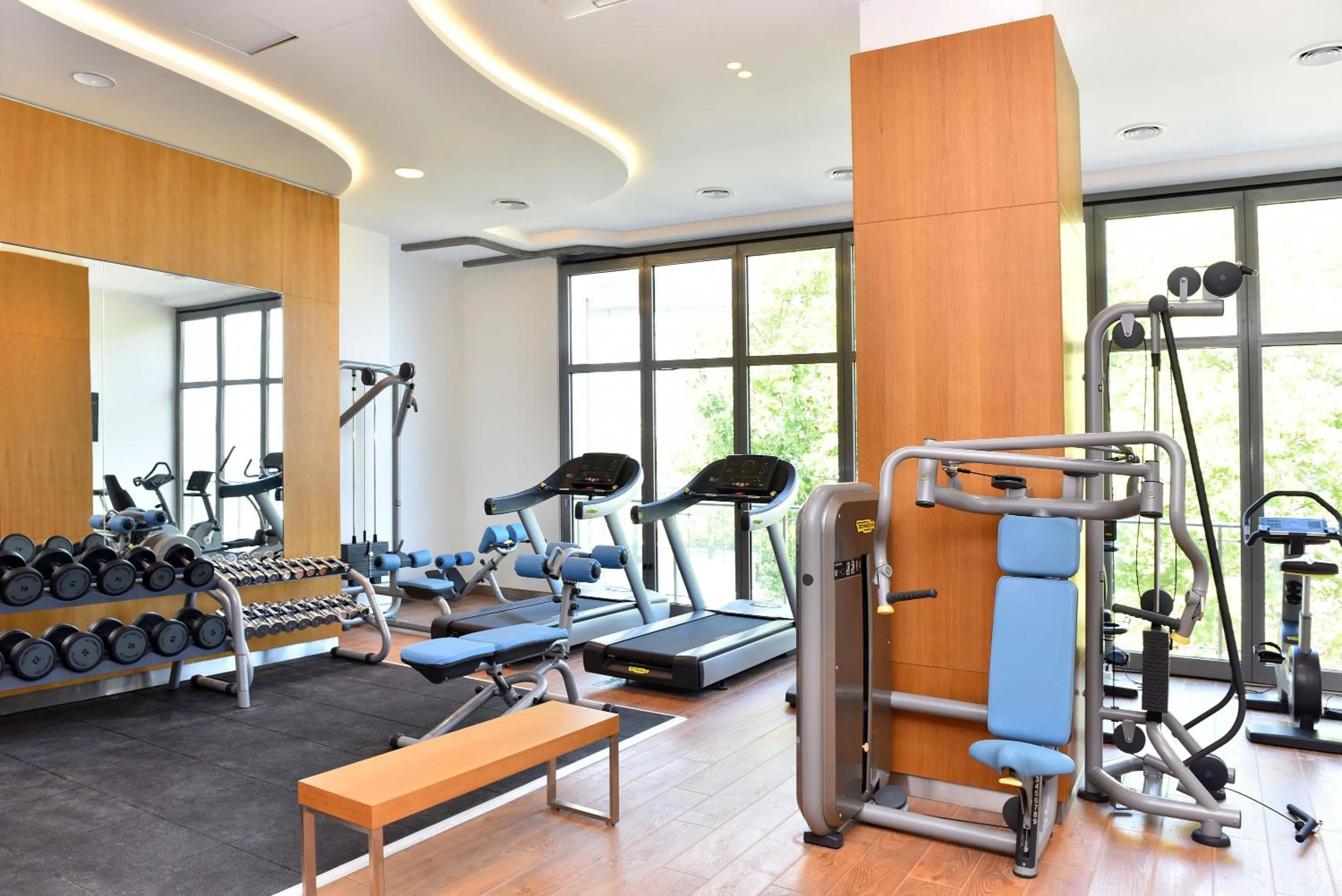 Fitness centre/facilities in Maritim Hotel Paradise Blue