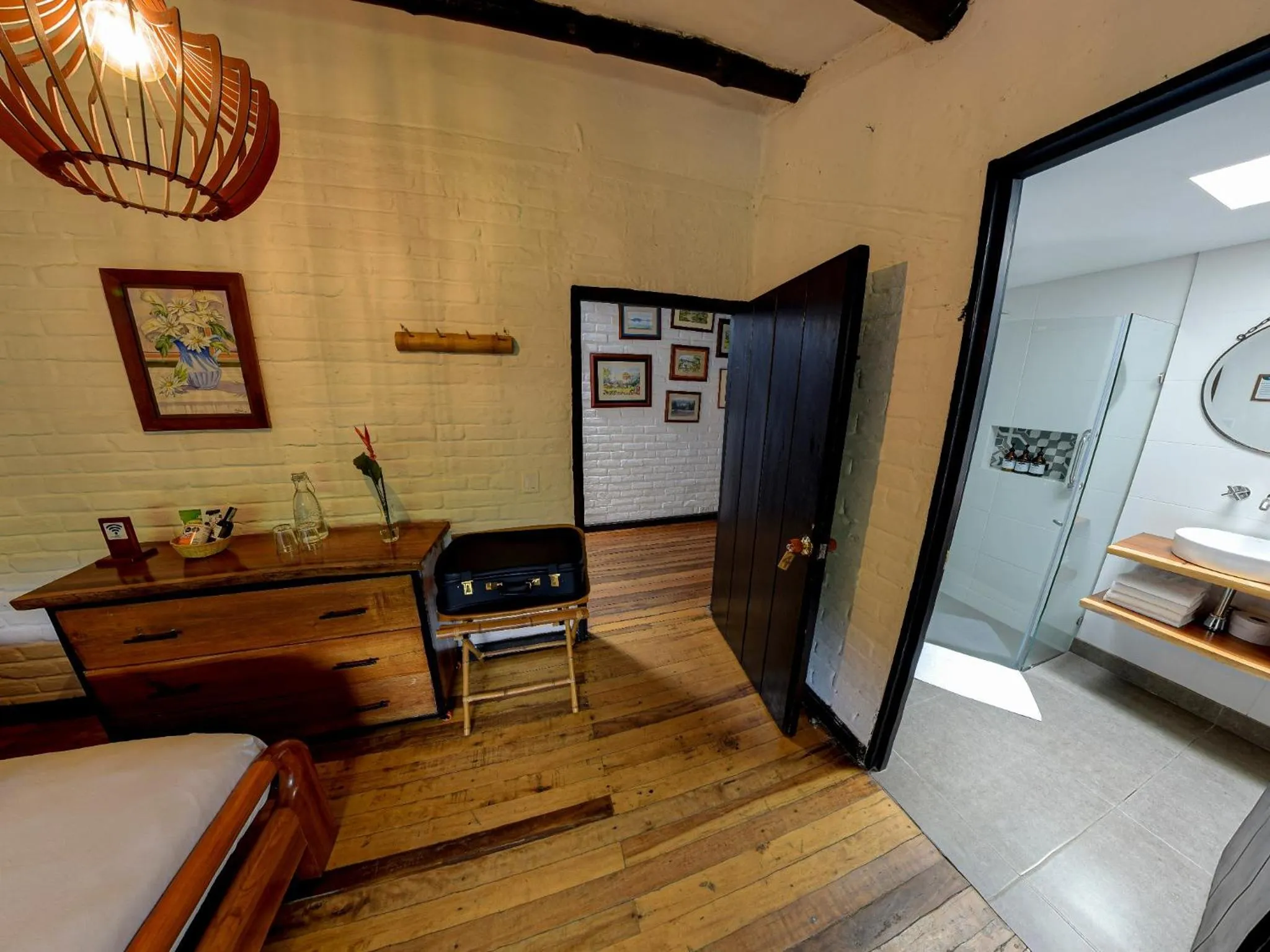 Living room in Eco Hotel Hacienda El Diamante