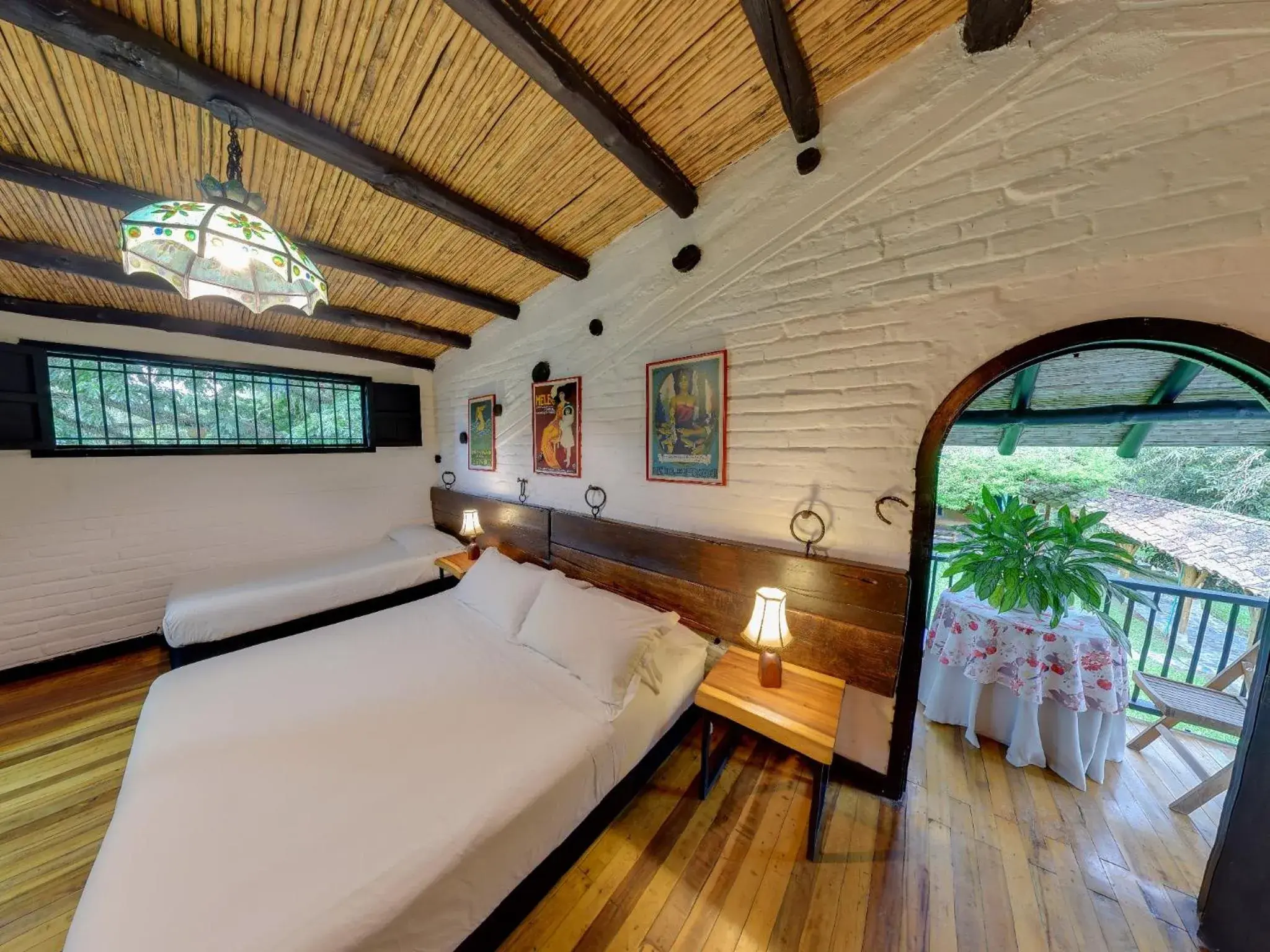 Triple Room in Eco Hotel Hacienda El Diamante Triple Room in Eco Hotel Hacienda El Diamante