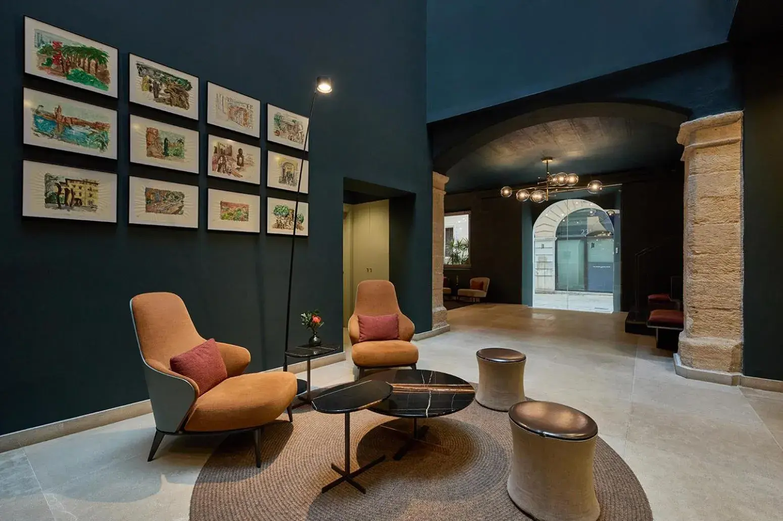 Living room in Sant Jaume Design Hotel Living room in Sant Jaume Design Hotel