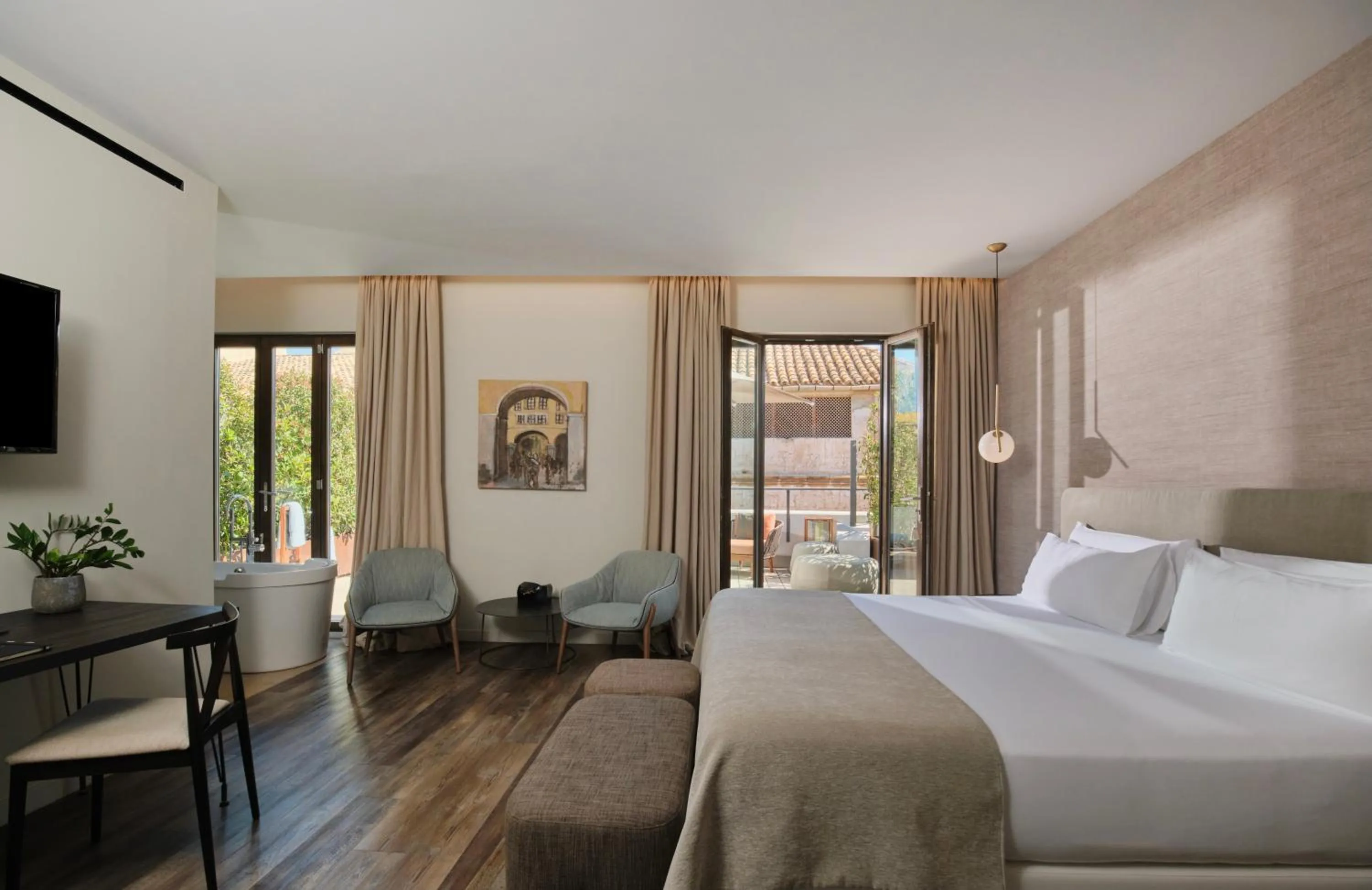 Bedroom, Bed in Sant Jaume Design Hotel