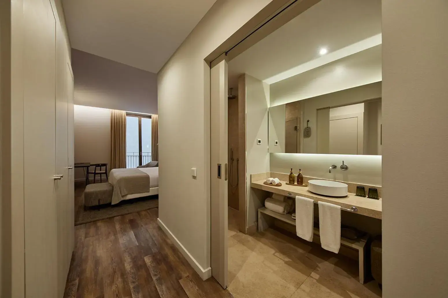 Bedroom, Bed in Sant Jaume Design Hotel Bedroom, Bed in Sant Jaume Design Hotel