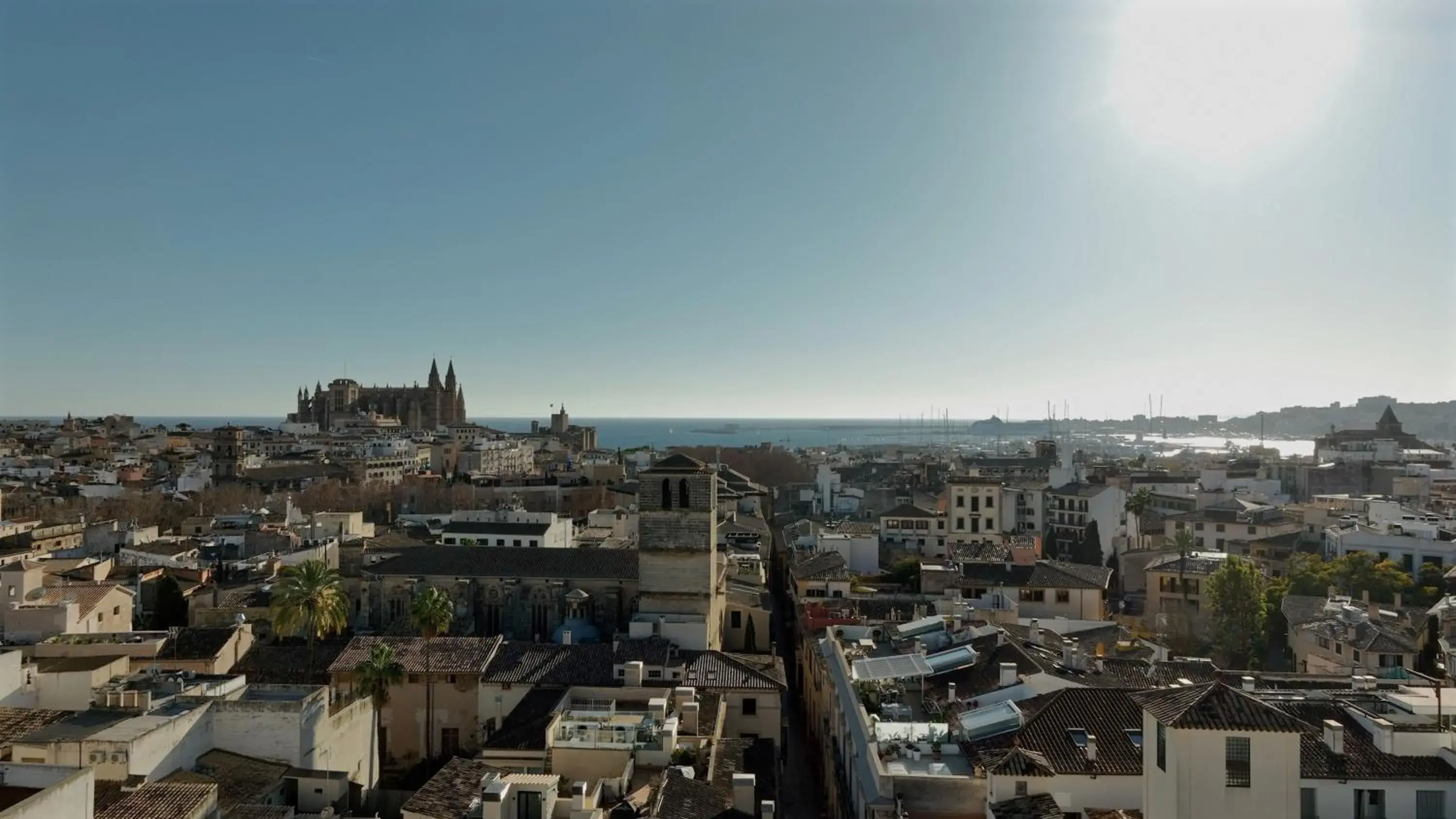Bird's eye view in Sant Jaume Design Hotel Bird's eye view in Sant Jaume Design Hotel