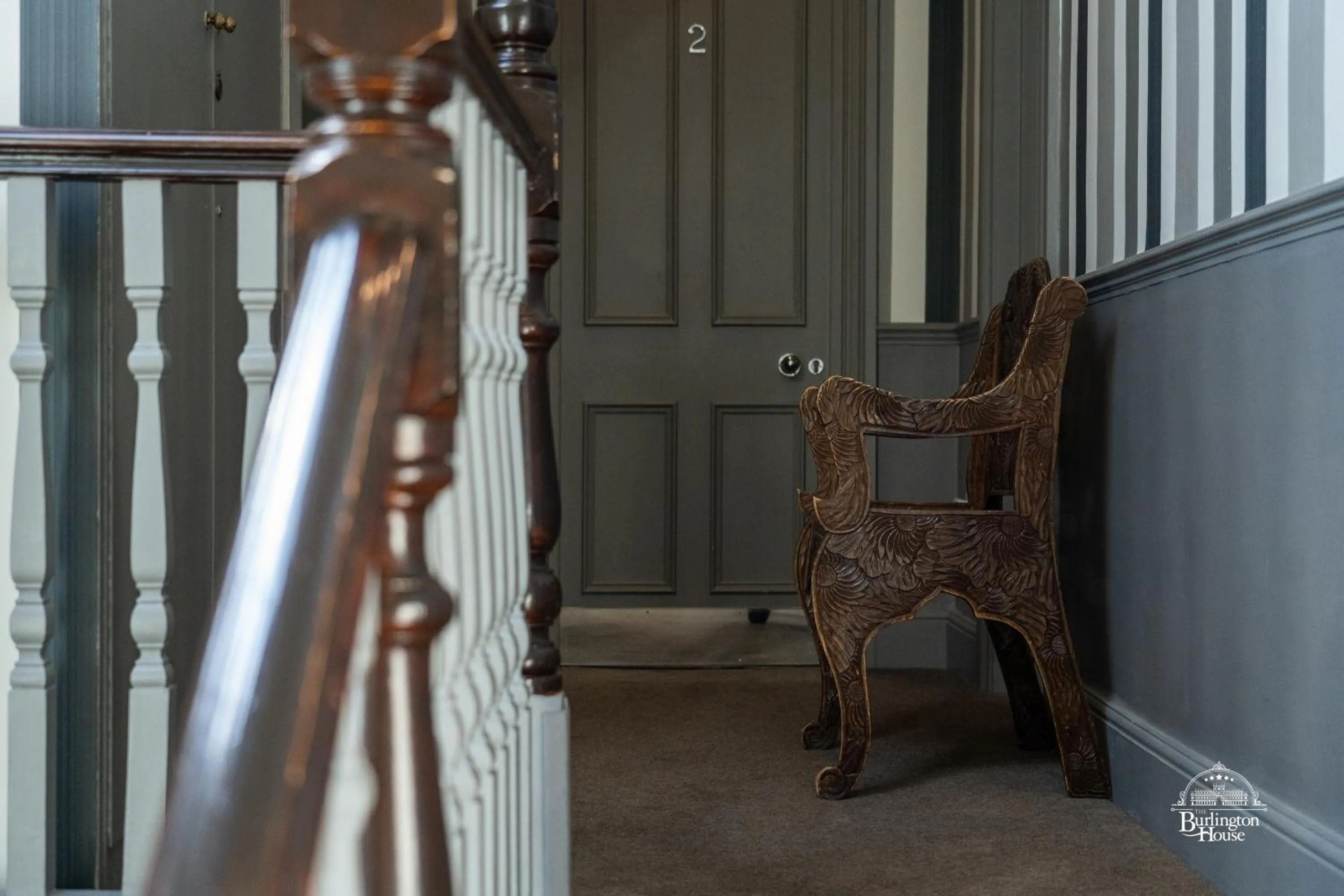 Seating area in Burlington House Boutique
