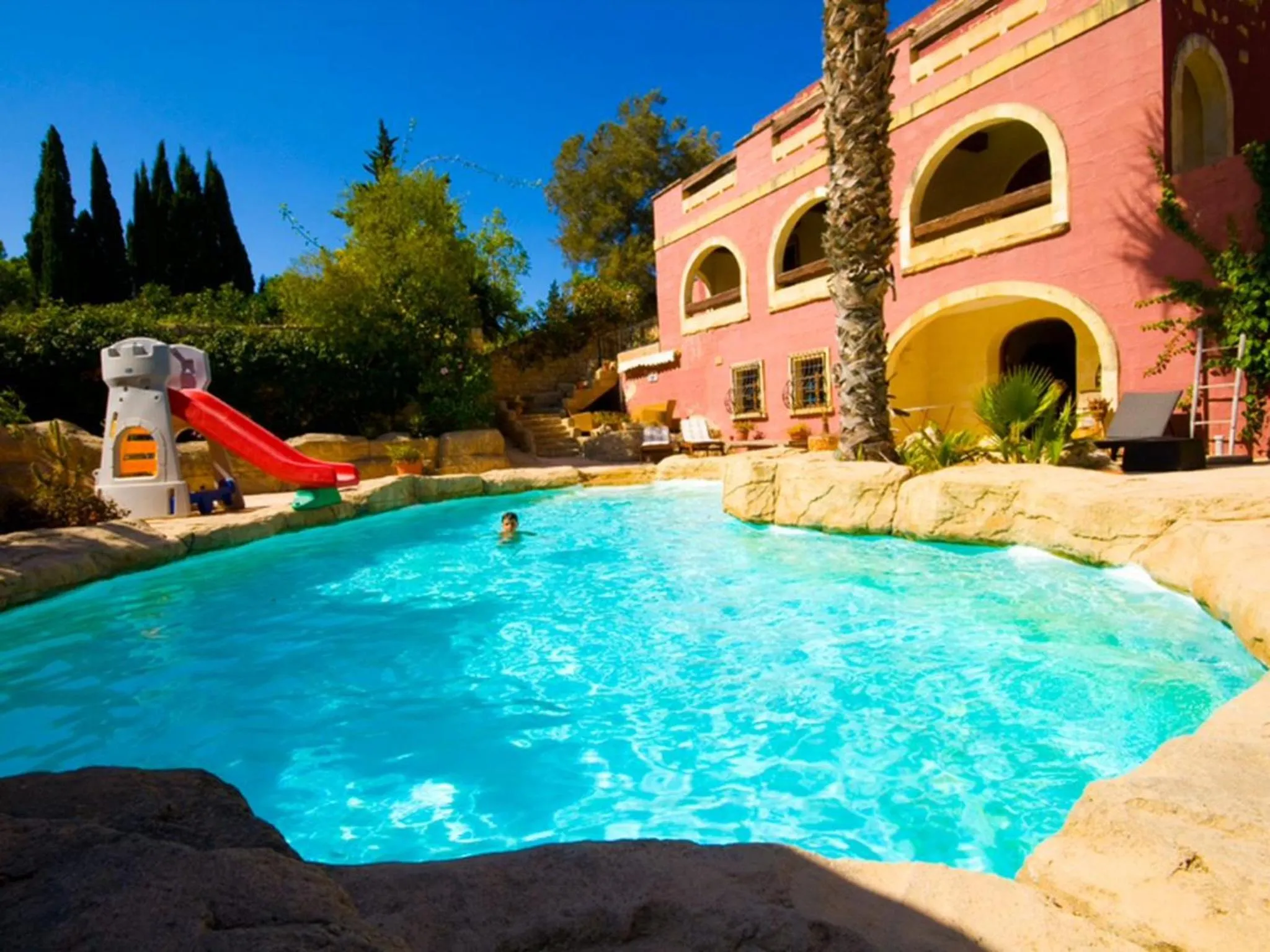 Patio in The Red Farm Relais & Spa