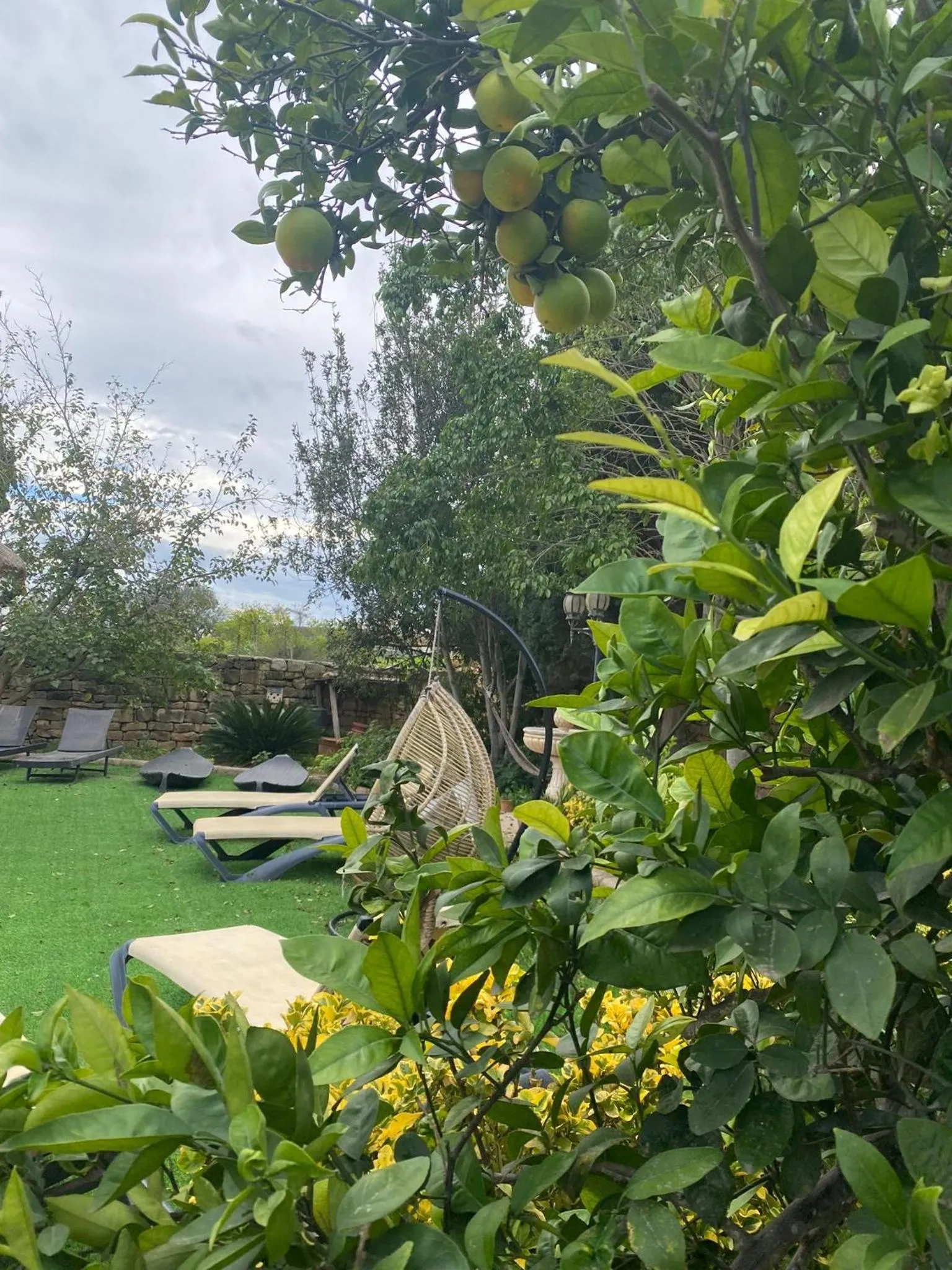 Garden in The Red Farm Relais & Spa