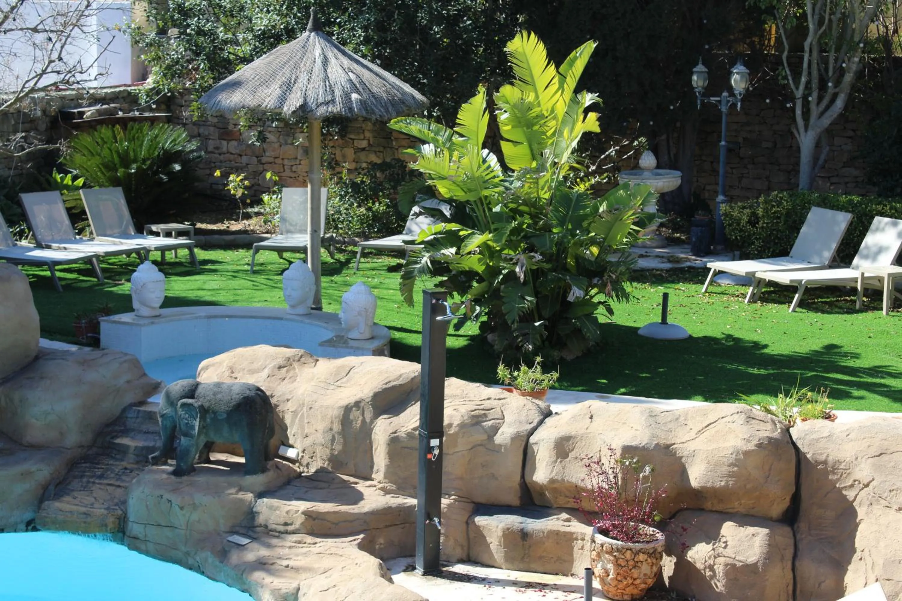 Garden in The Red Farm Relais & Spa