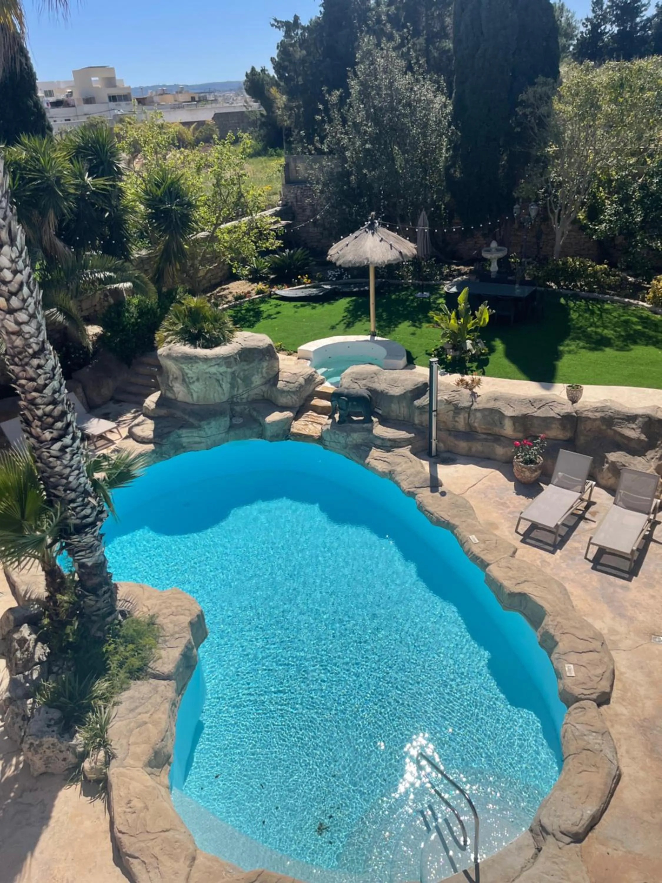 Pool view in The Red Farm Relais & Spa
