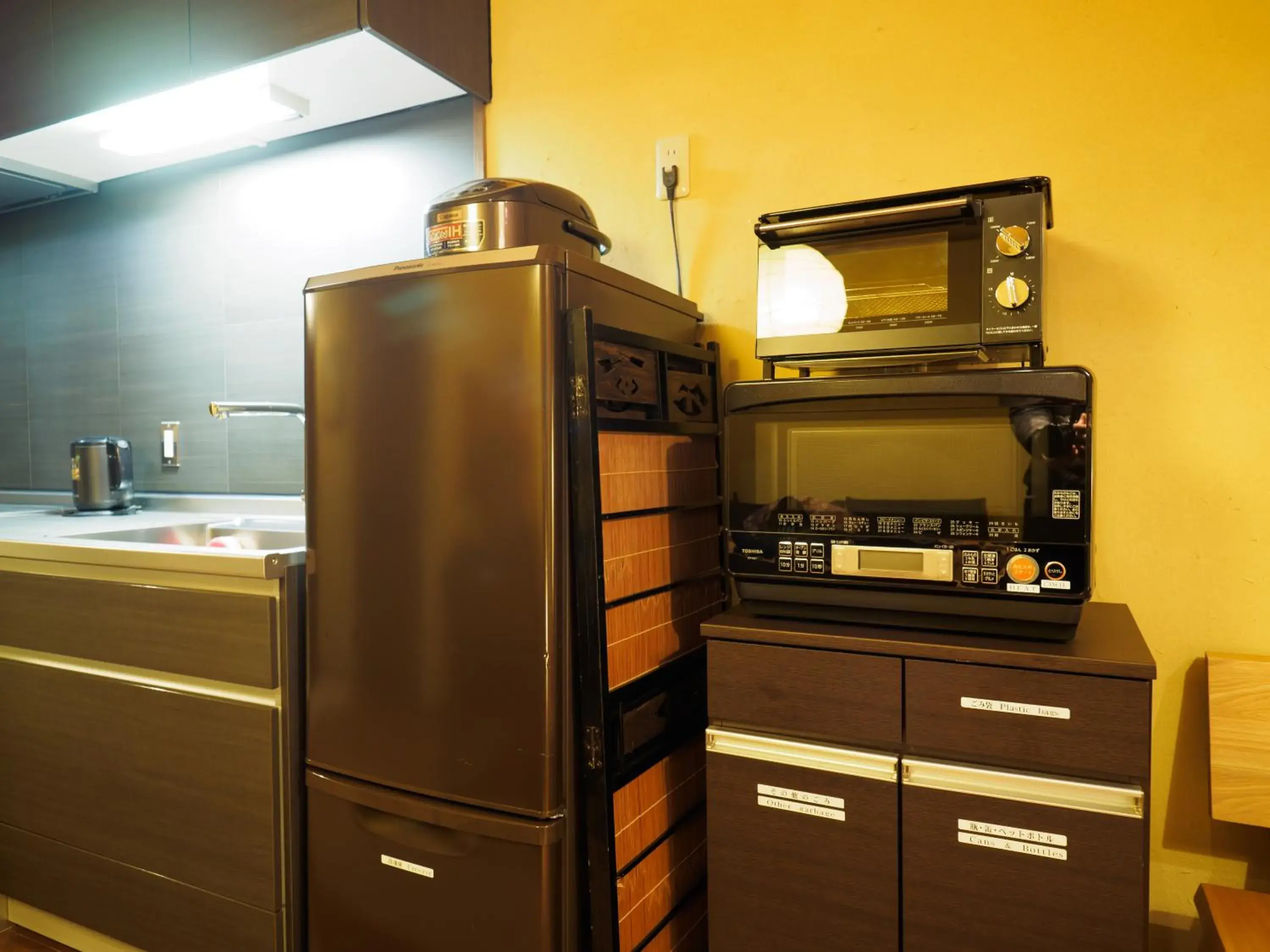 Kitchen or kitchenette in K's Villa Takasegawa-tei