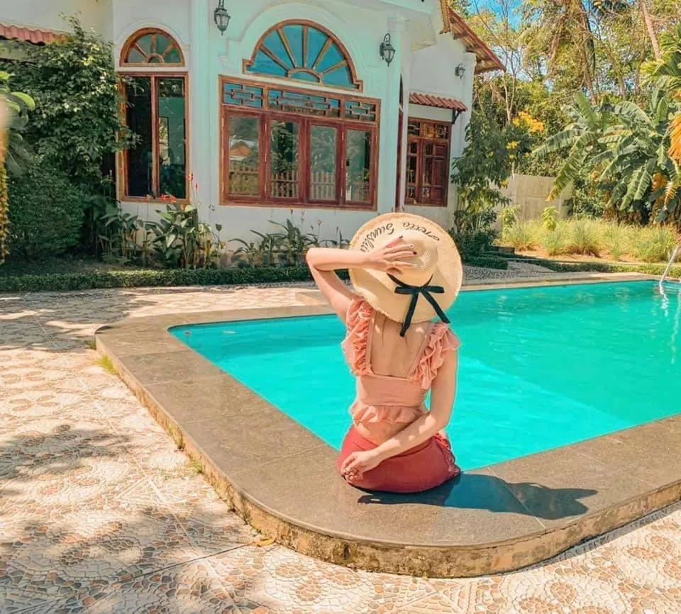 Swimming pool in Wings Bungalow