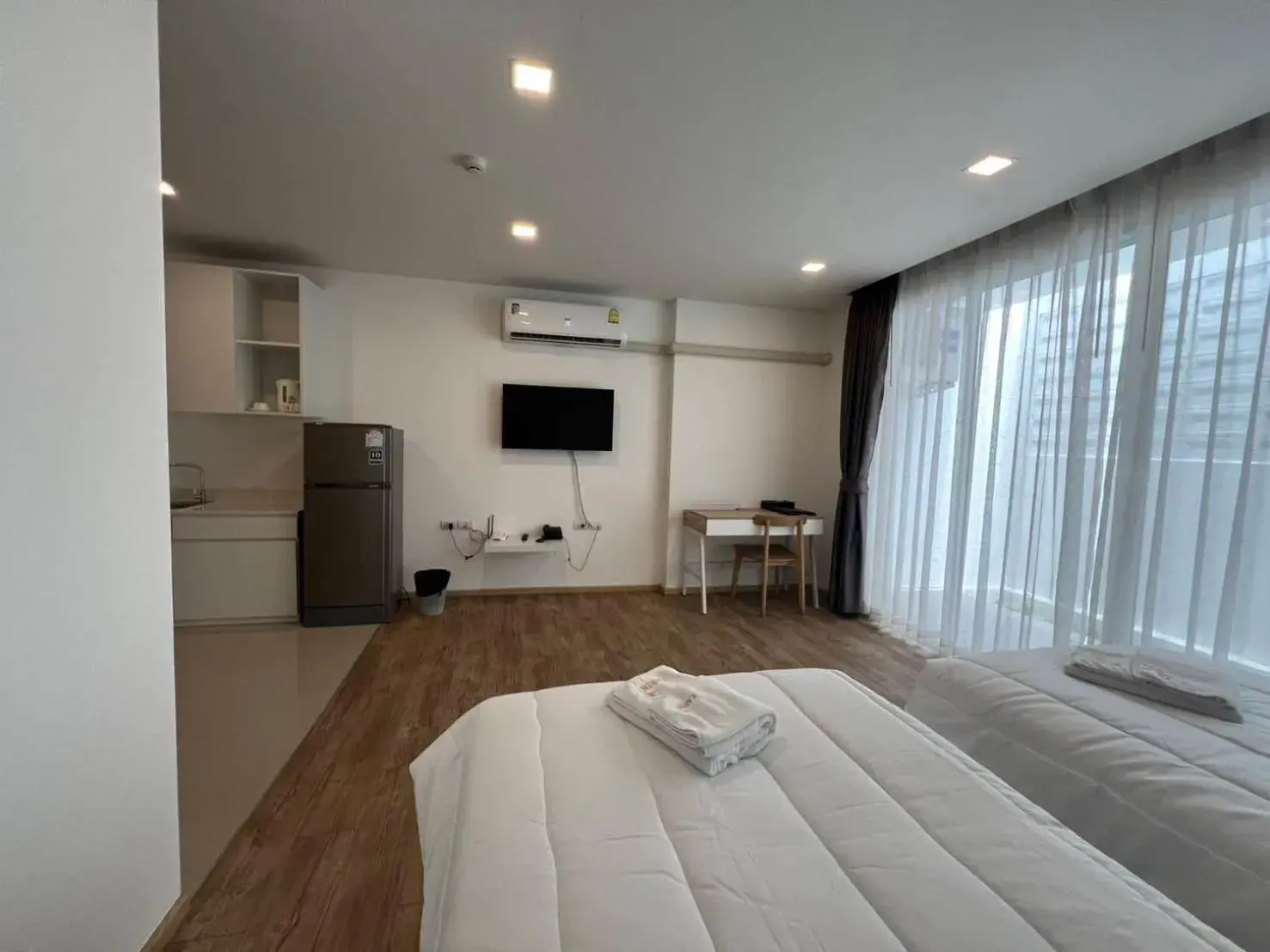 Bed in Karin hotel & Service apartment - SHA Extra Plus Bed in Karin hotel & Service apartment - SHA Extra Plus