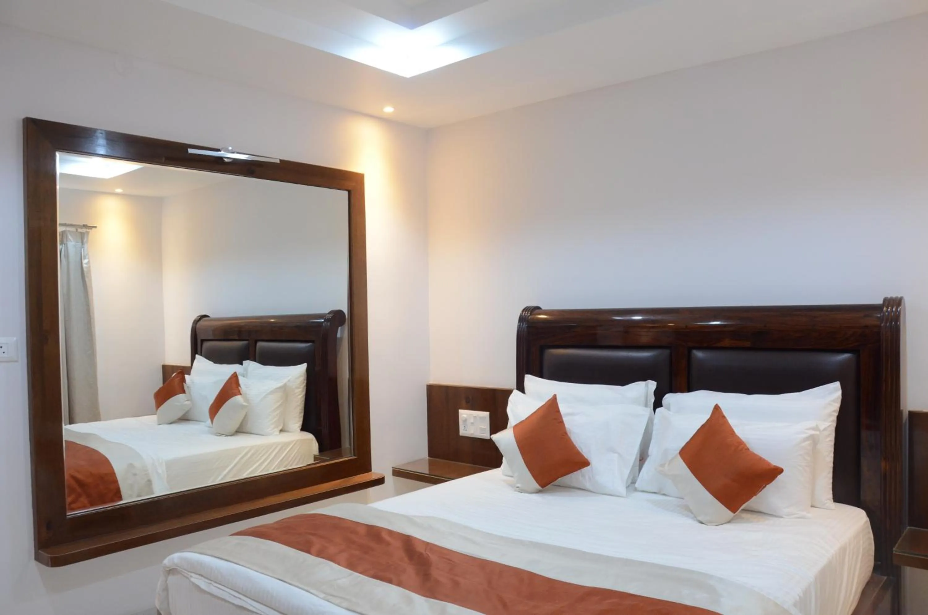 Bedroom, Bed in Hotel Lok Sagar Mysore