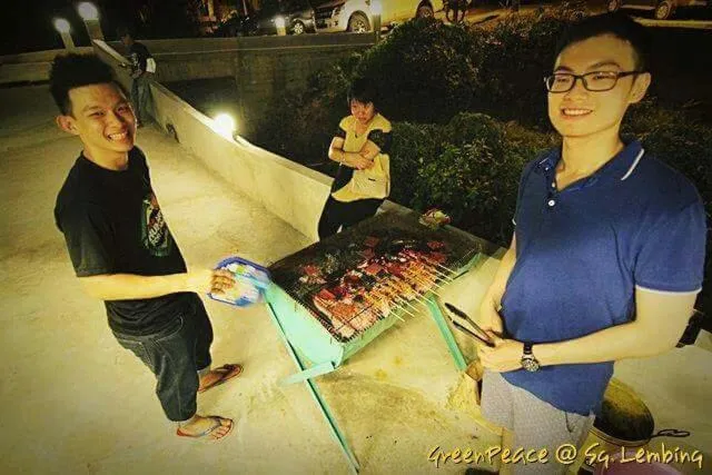 BBQ facilities in Green Peace Sungai Lembing